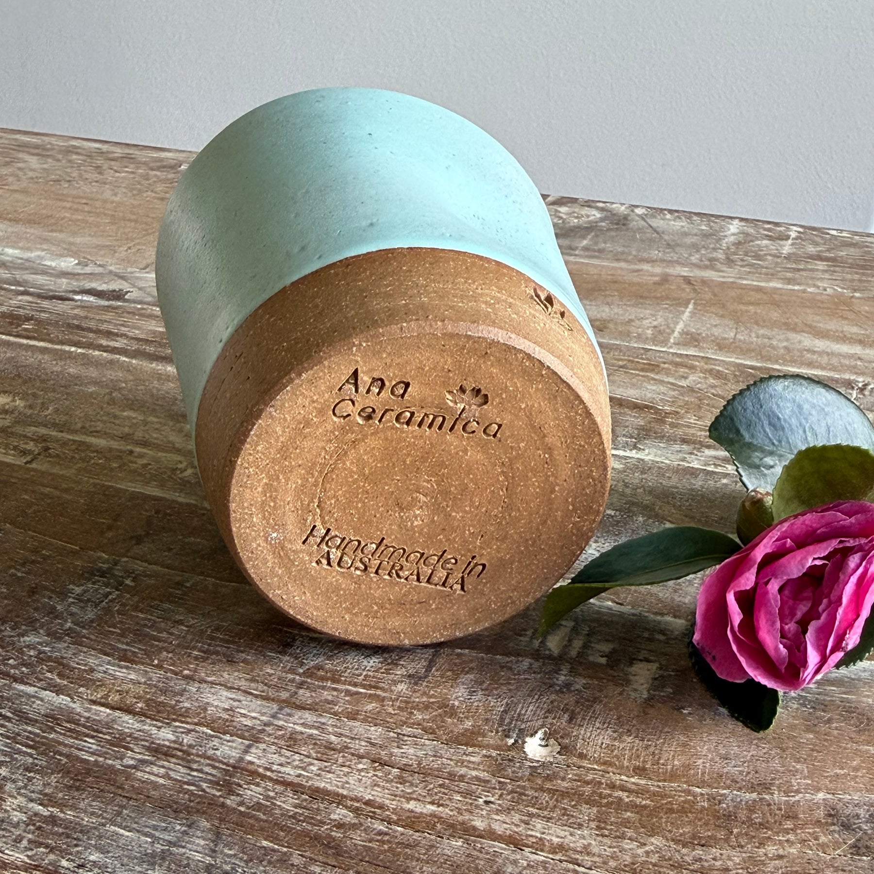 Handmade Thumb Tumbler - Satin Blue - 250ml