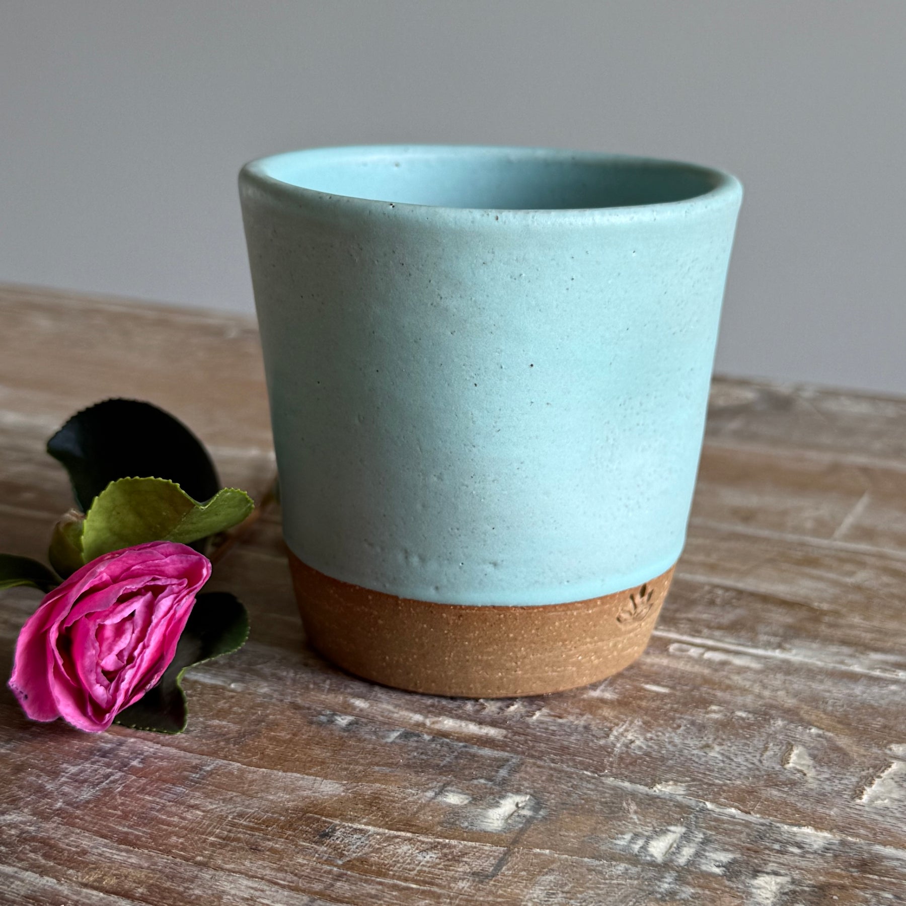 Handmade Thumb Tumbler - Satin Blue - 250ml