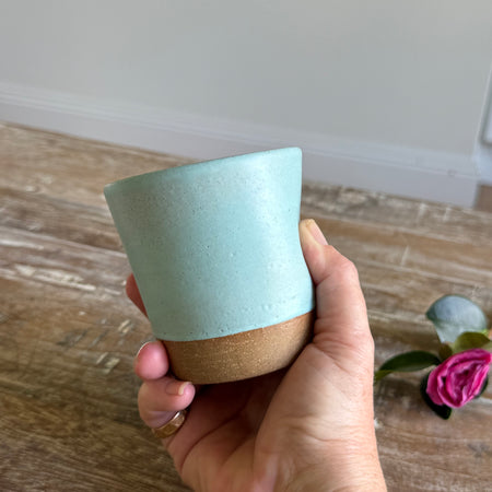 Handmade Thumb Tumbler - Satin Blue - 250ml