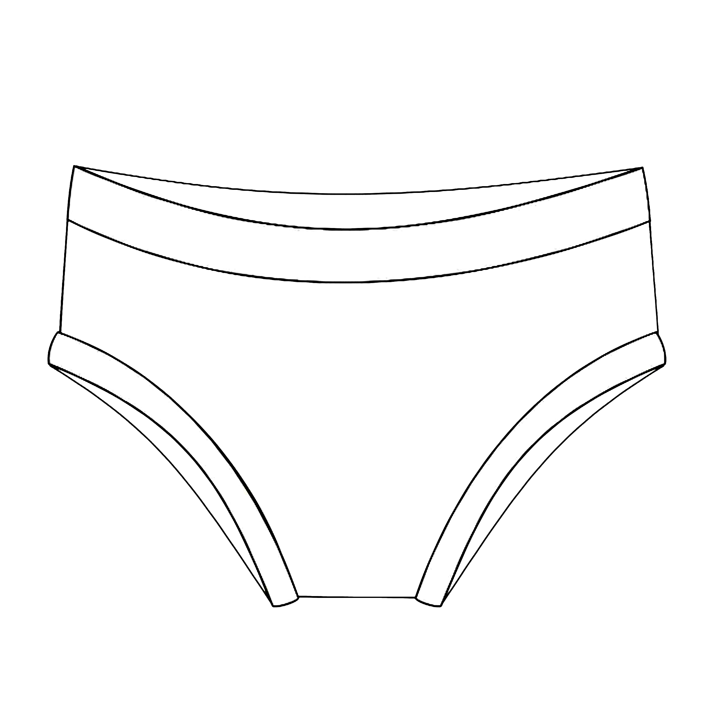 Fun animal organic underpants for kids sizes 1 to 12
