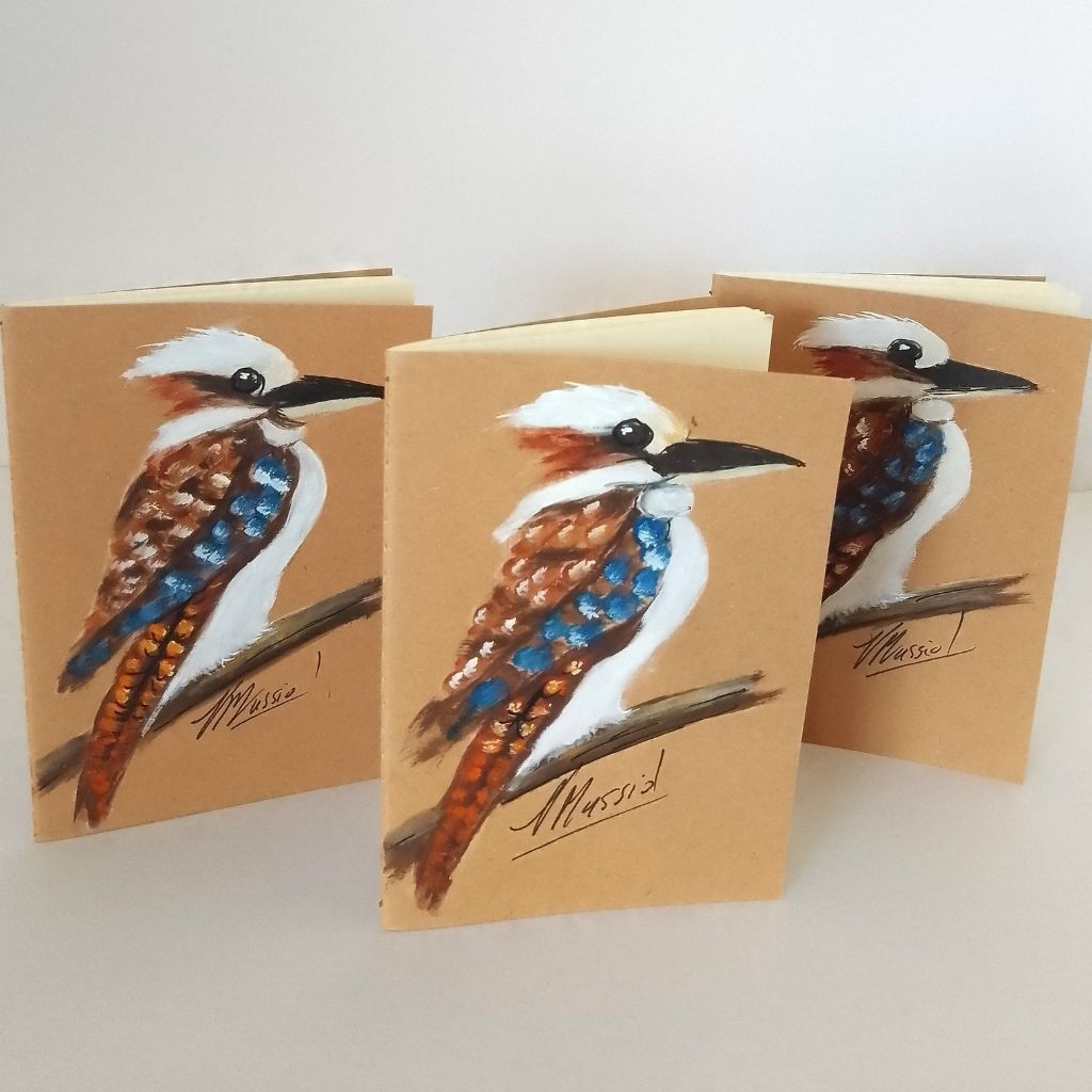 Handpainted Pocket Notebooks - Kookaburra
