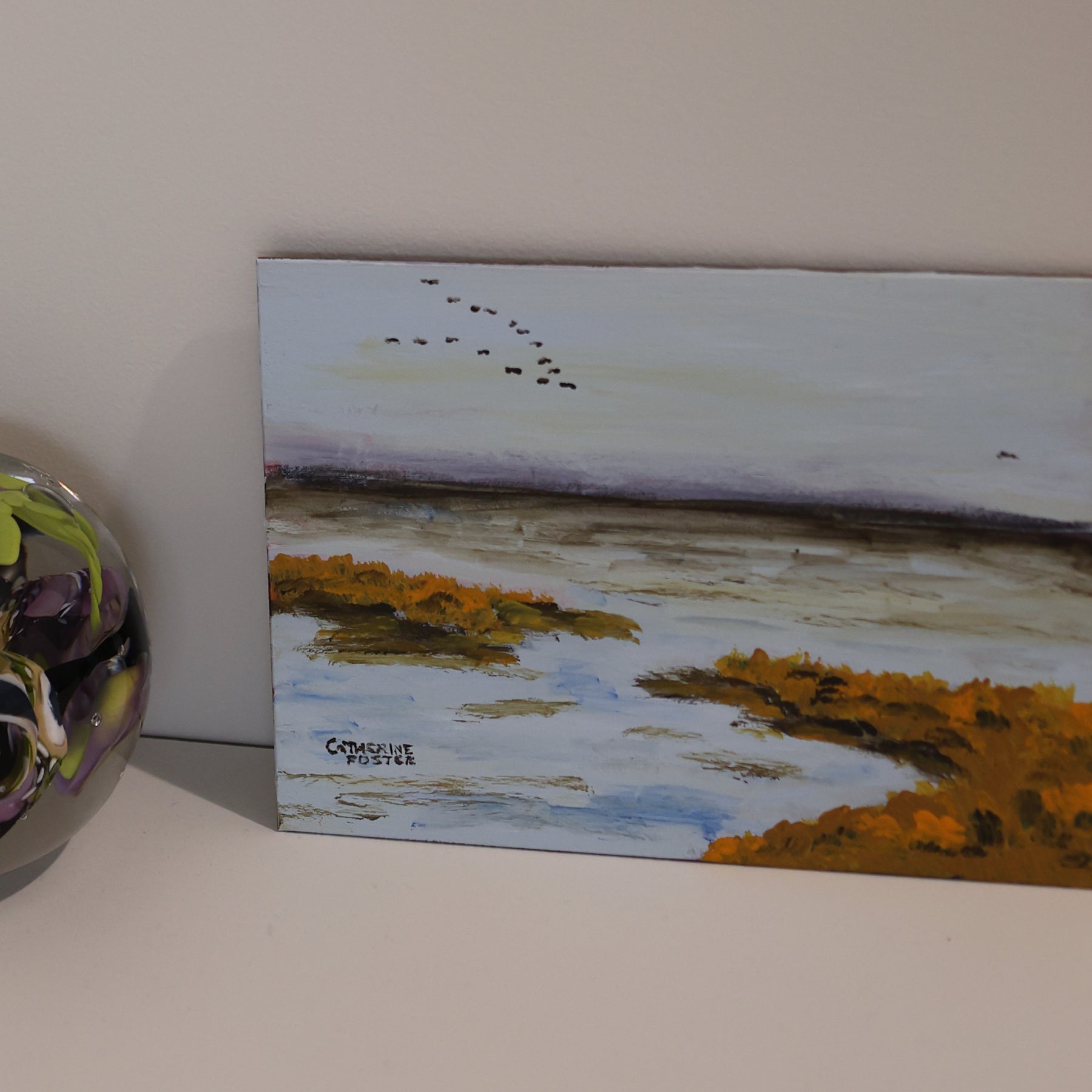 Original Art - Reeds at Riverton Bridge