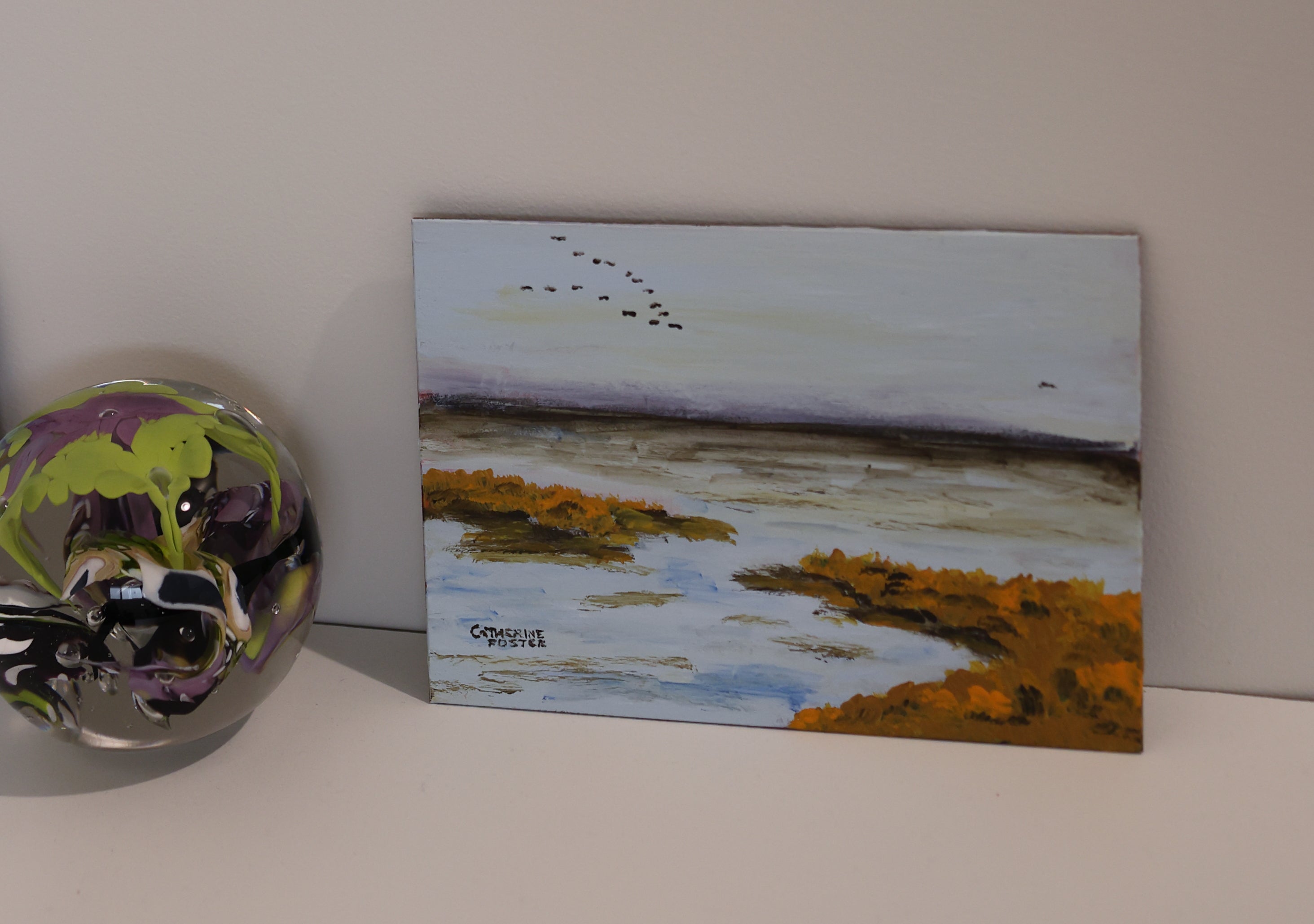 Original Art - Reeds at Riverton Bridge