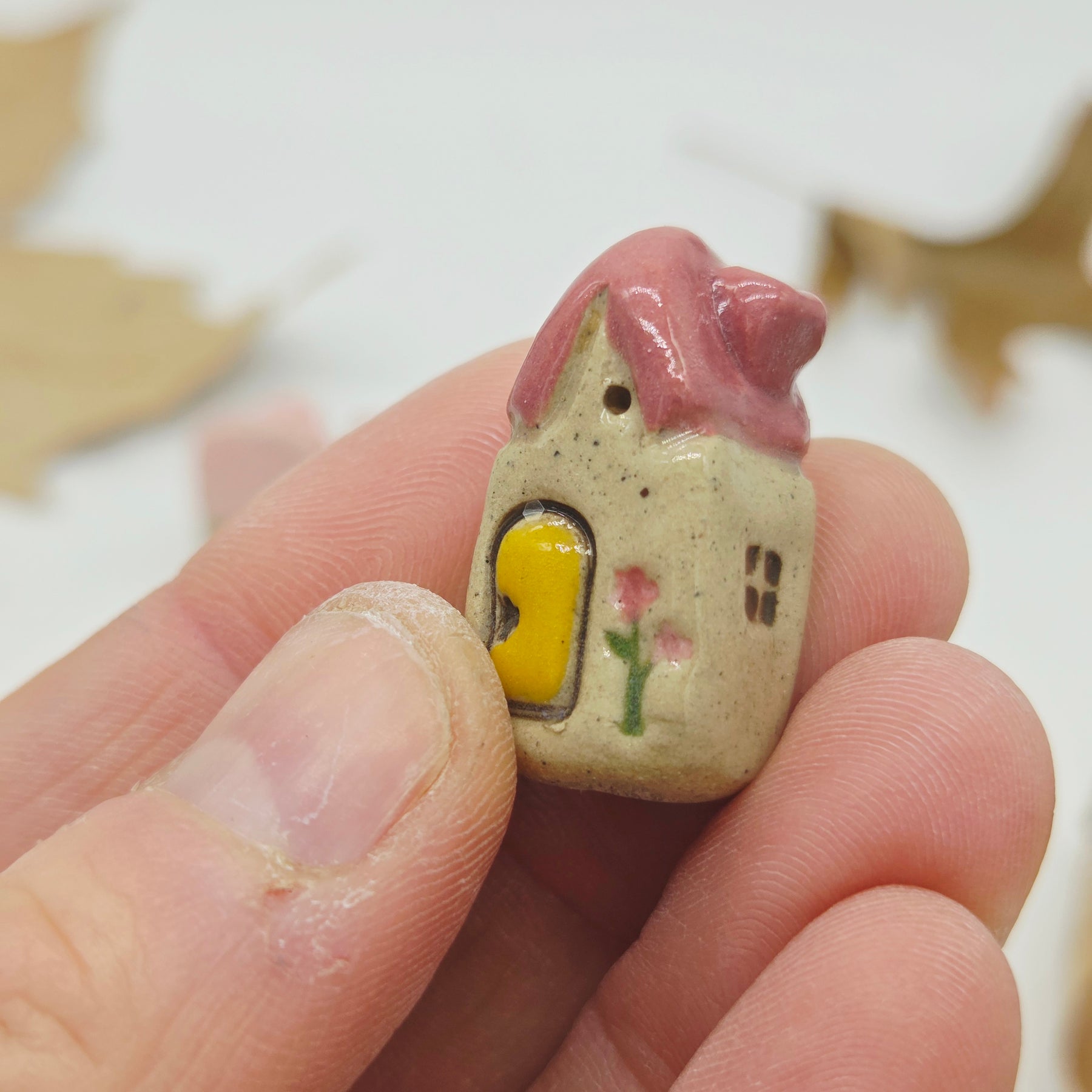 Tiny Ceramic Village - Candyfloss Crescent