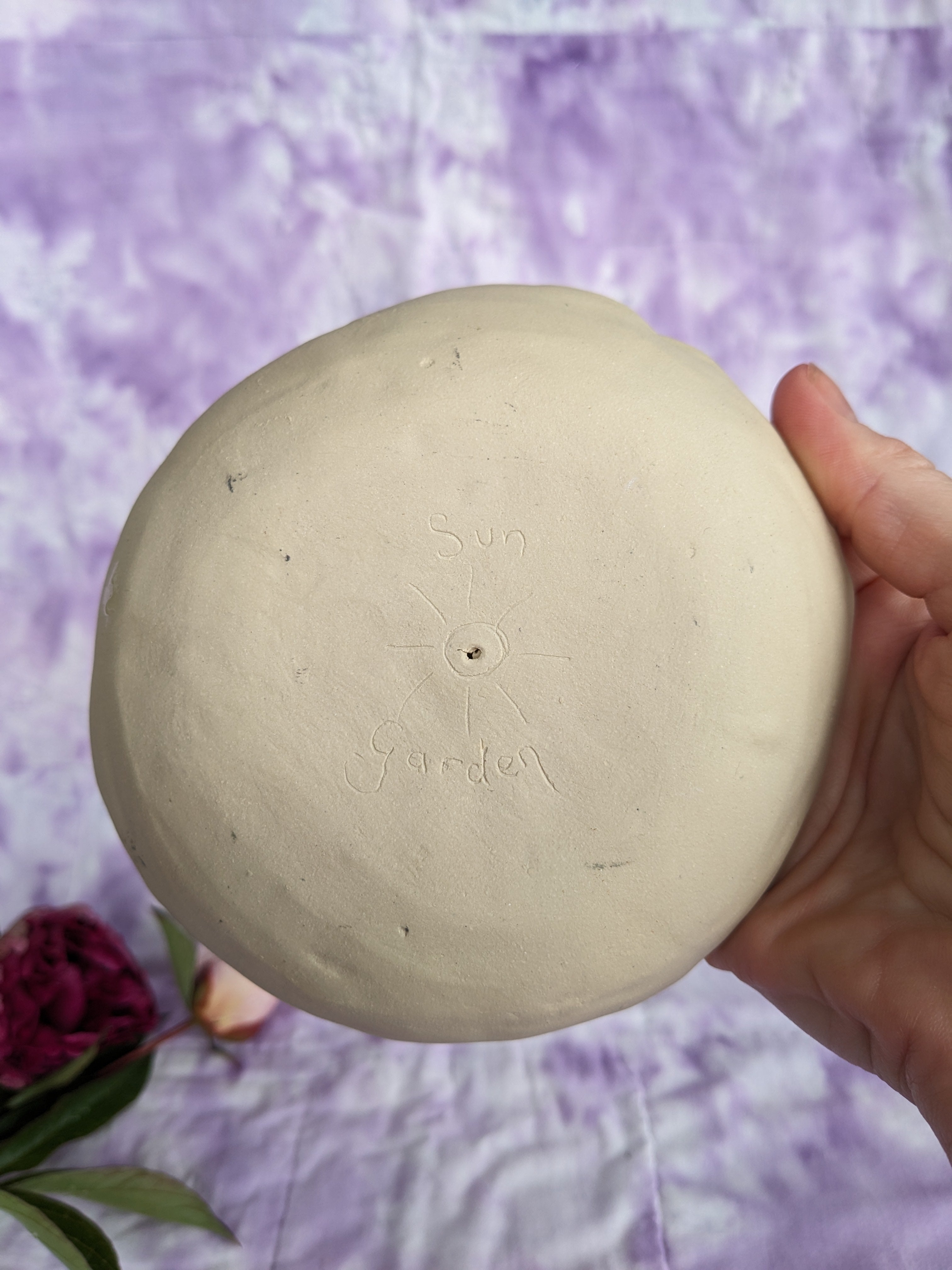 Ceramic Raspberry Insence Holder