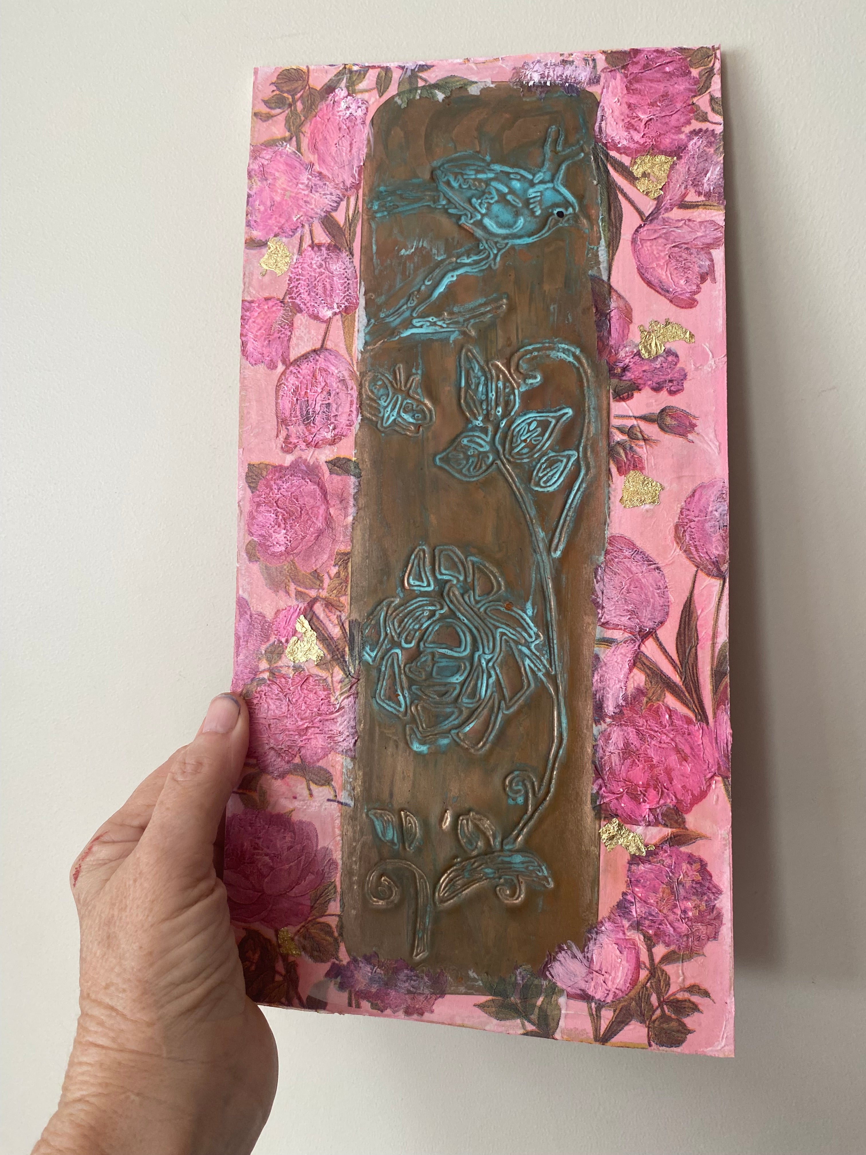 Enchanted wood copper art ❤️