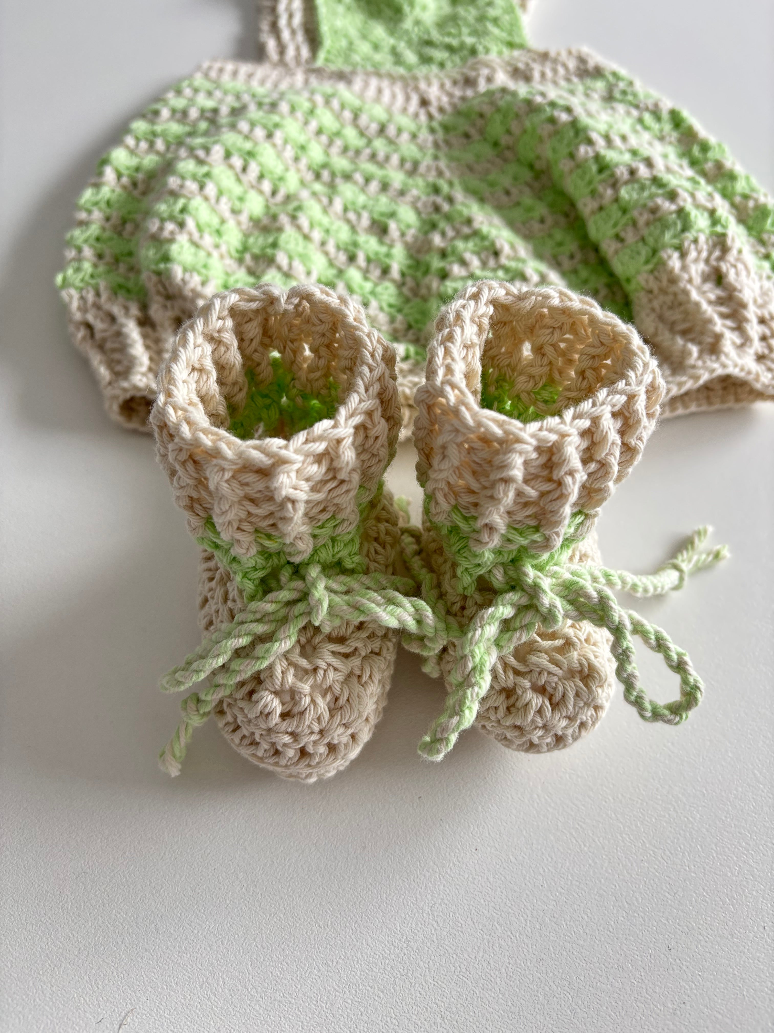 Newborn Romper & Bootie Set