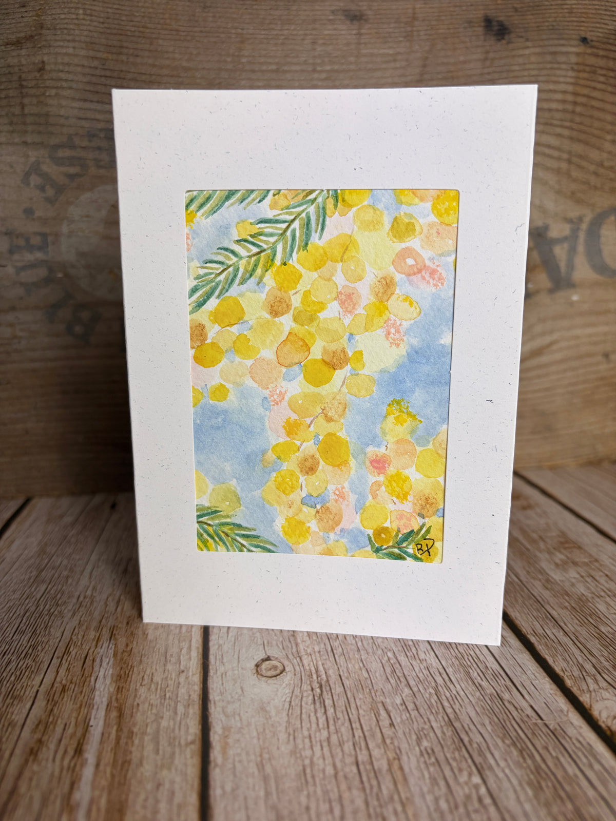 Original Hand-Painted Greeting Card I Wattle Collection