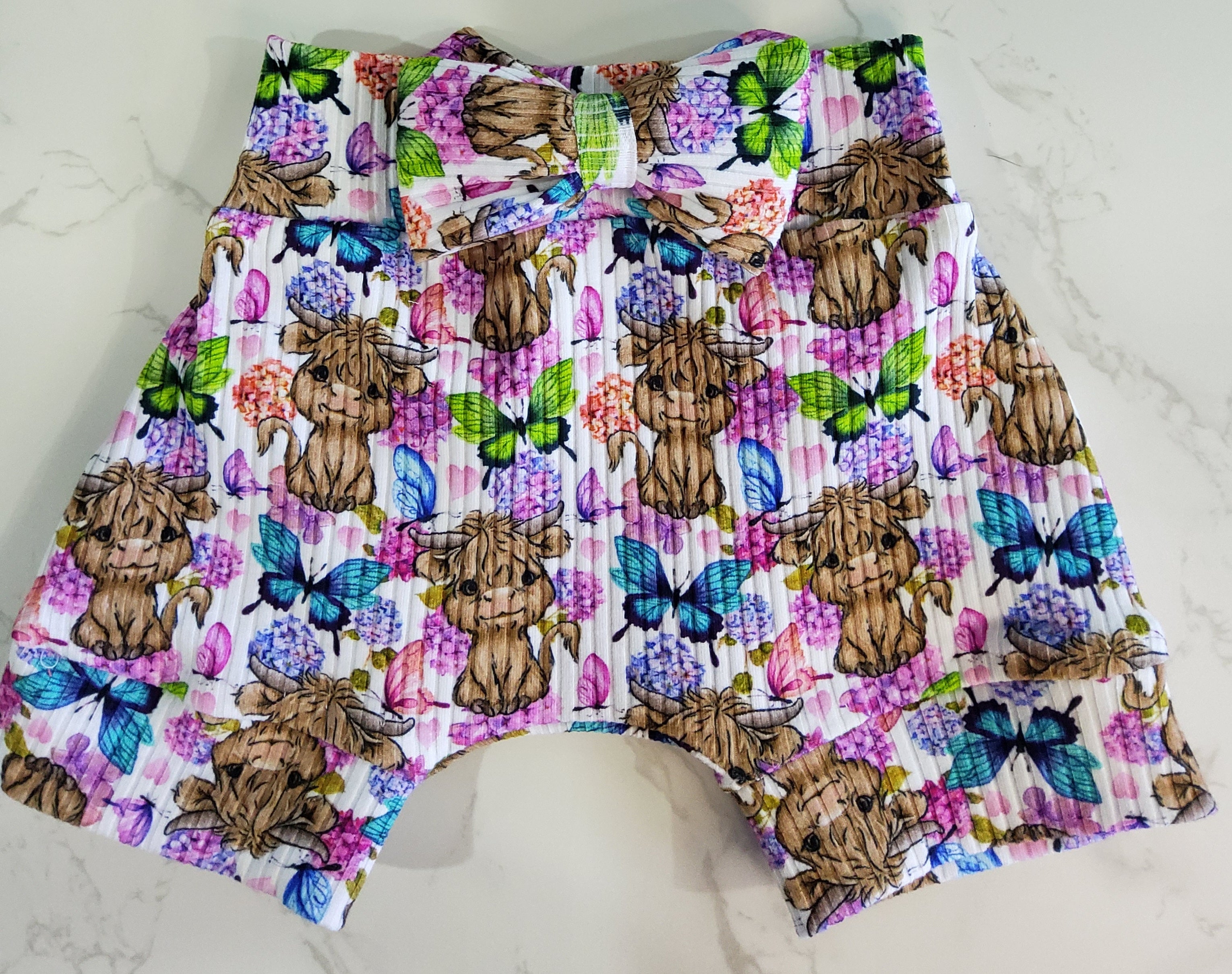 Highland Cow Bummie Pants Size 0