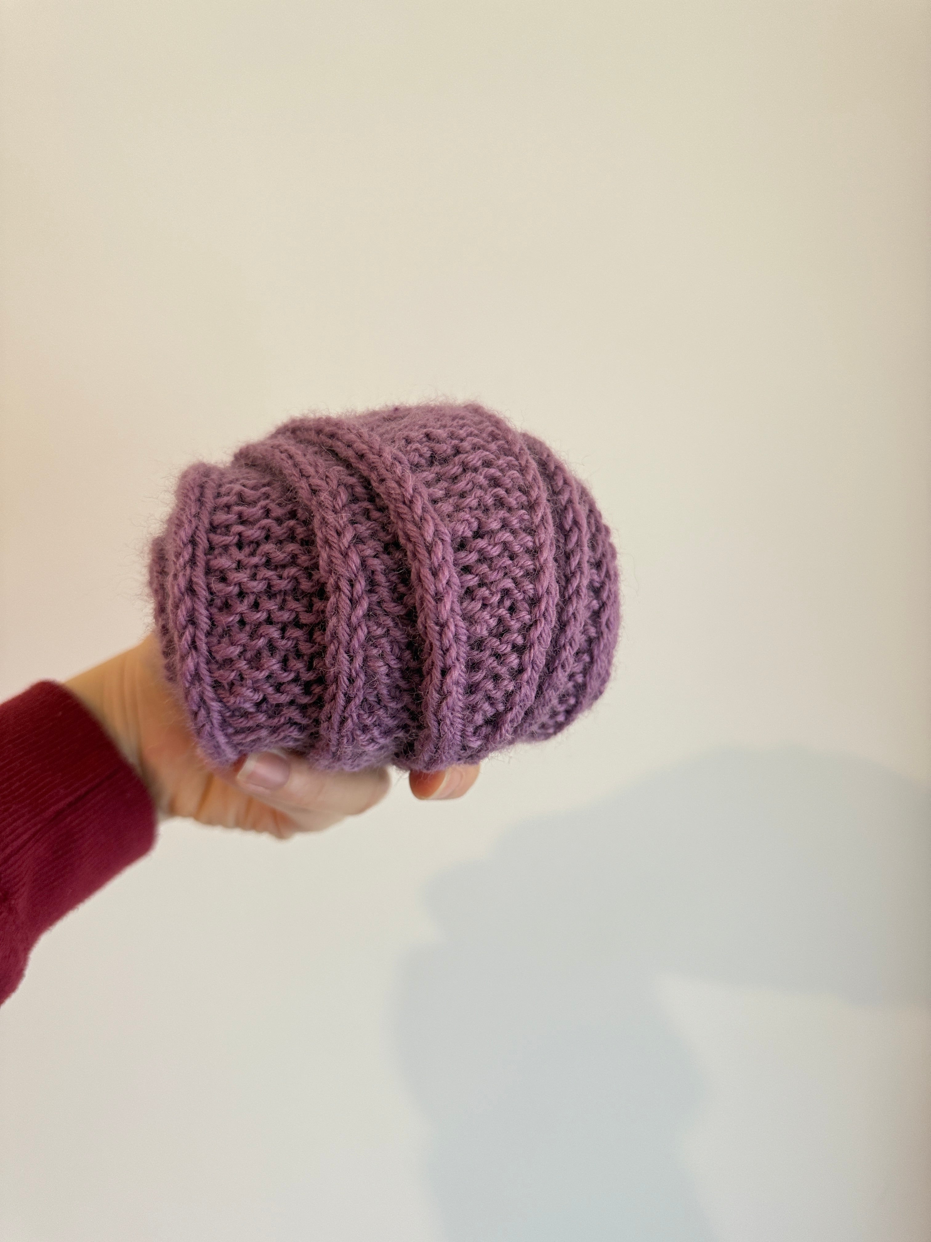 Sophie scarf in mulberry purple