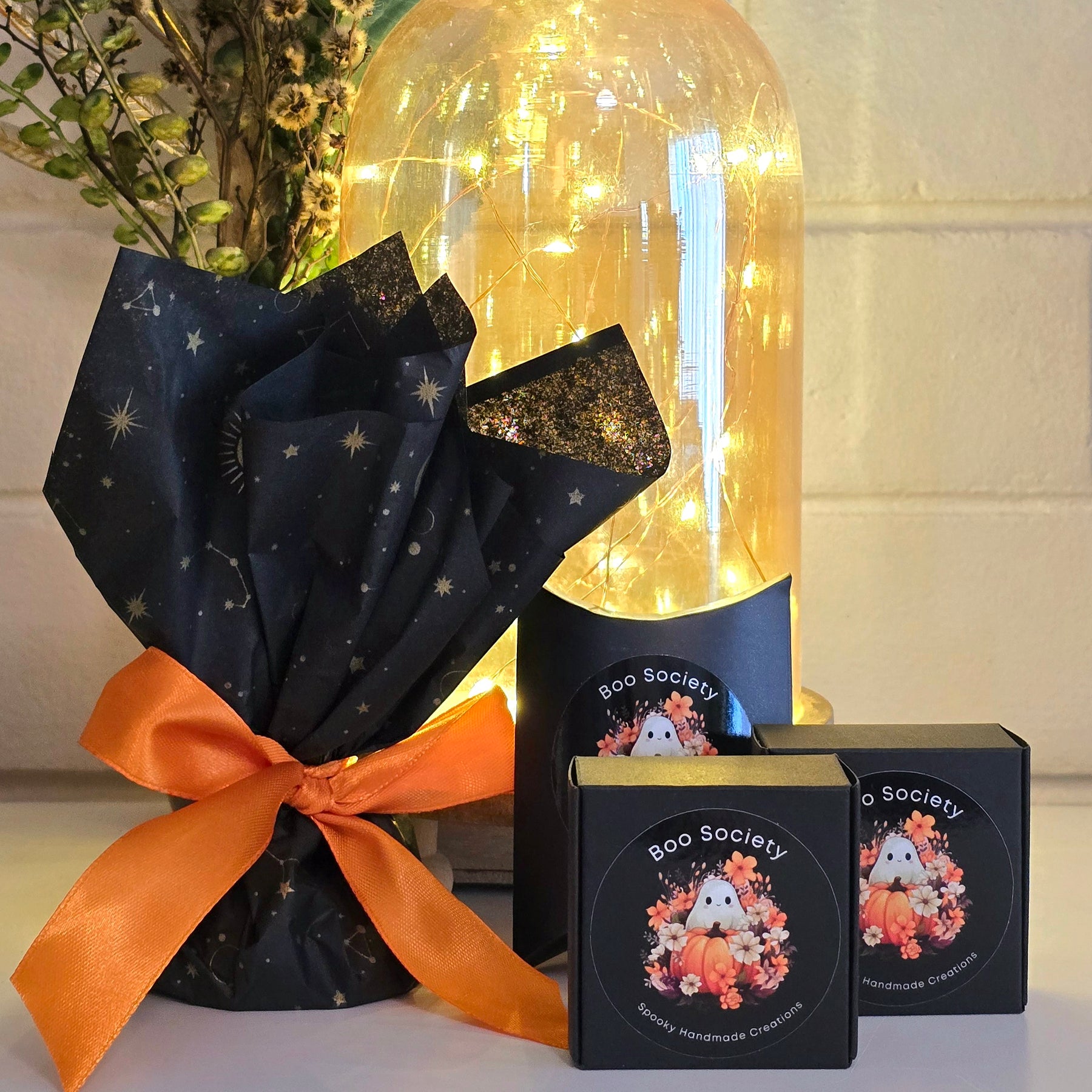 Glow-in-Dark Ghost Magnet | Mini Halloween Frame