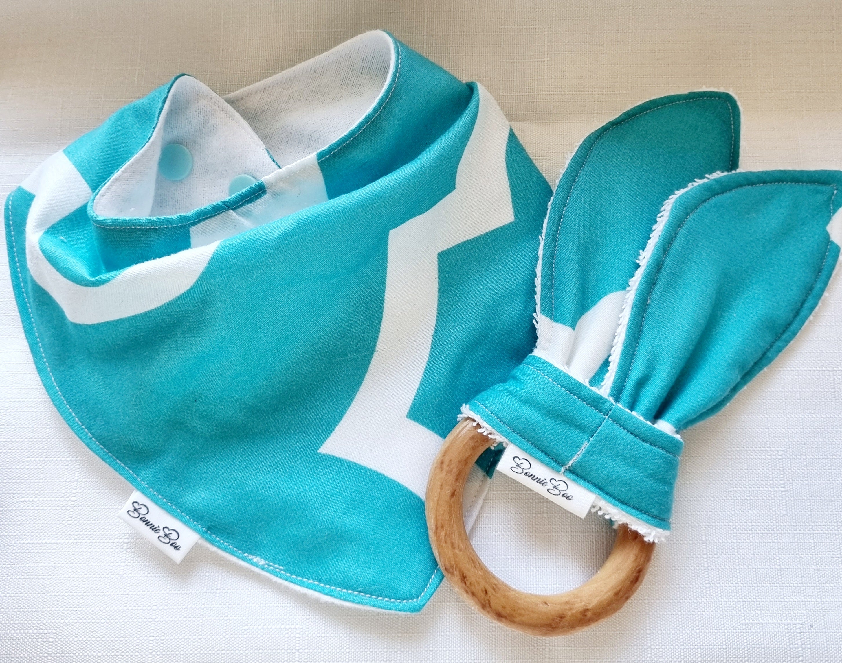 Bib and Bunny Ears Ring set Handmade 5 designs | E011