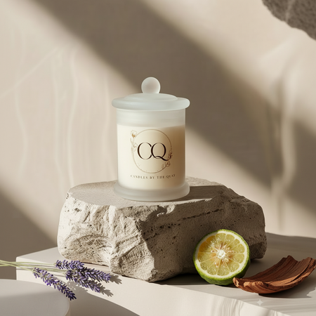 Hand Poured Relax scented soy candle  - Lavender and Ylang Ylang