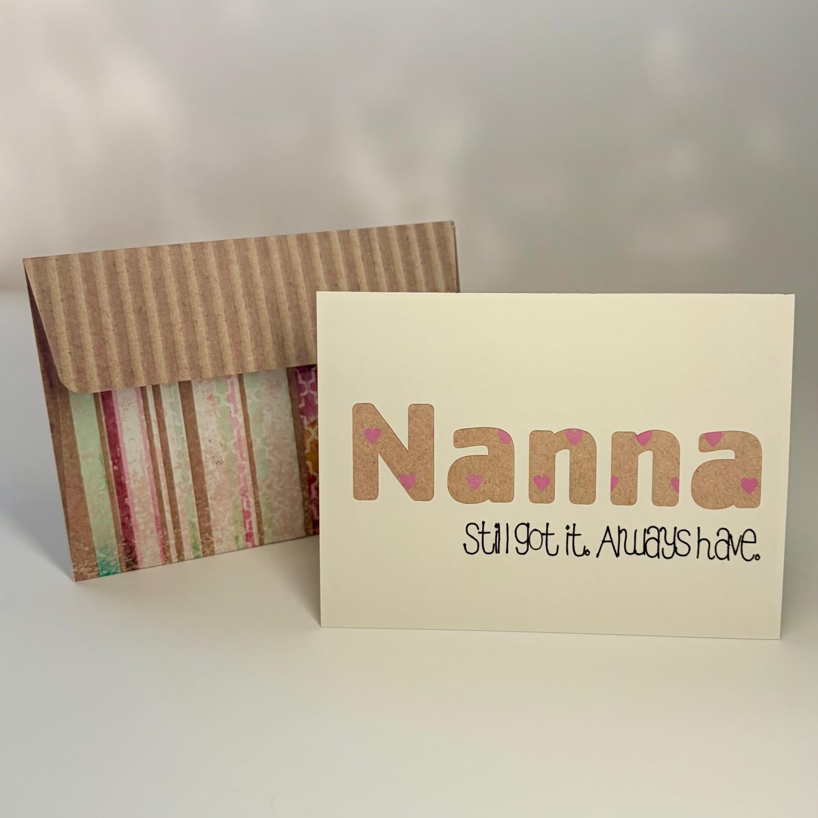 A6 Greeting Card & Envelope | Mum or Nanna