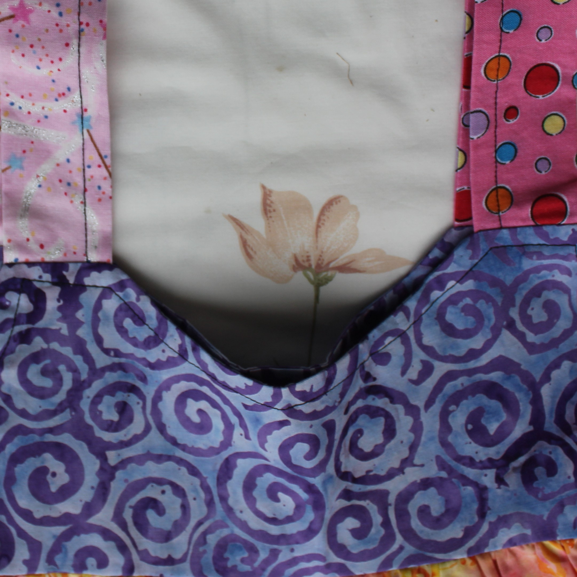 Girls Dress, Size 4, Spirals/Tiedye/Spots/Floral.