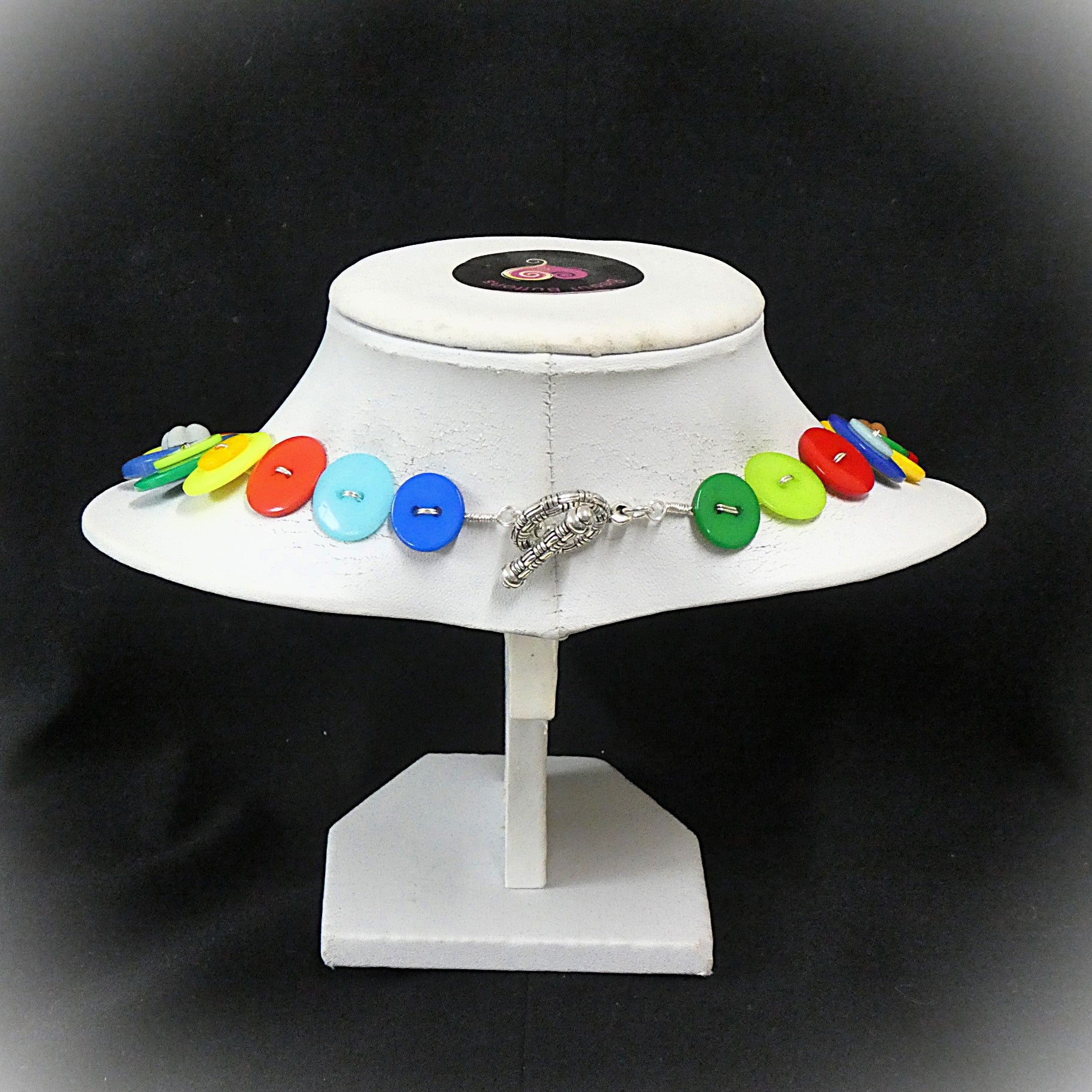 Button necklace - Puppy Love