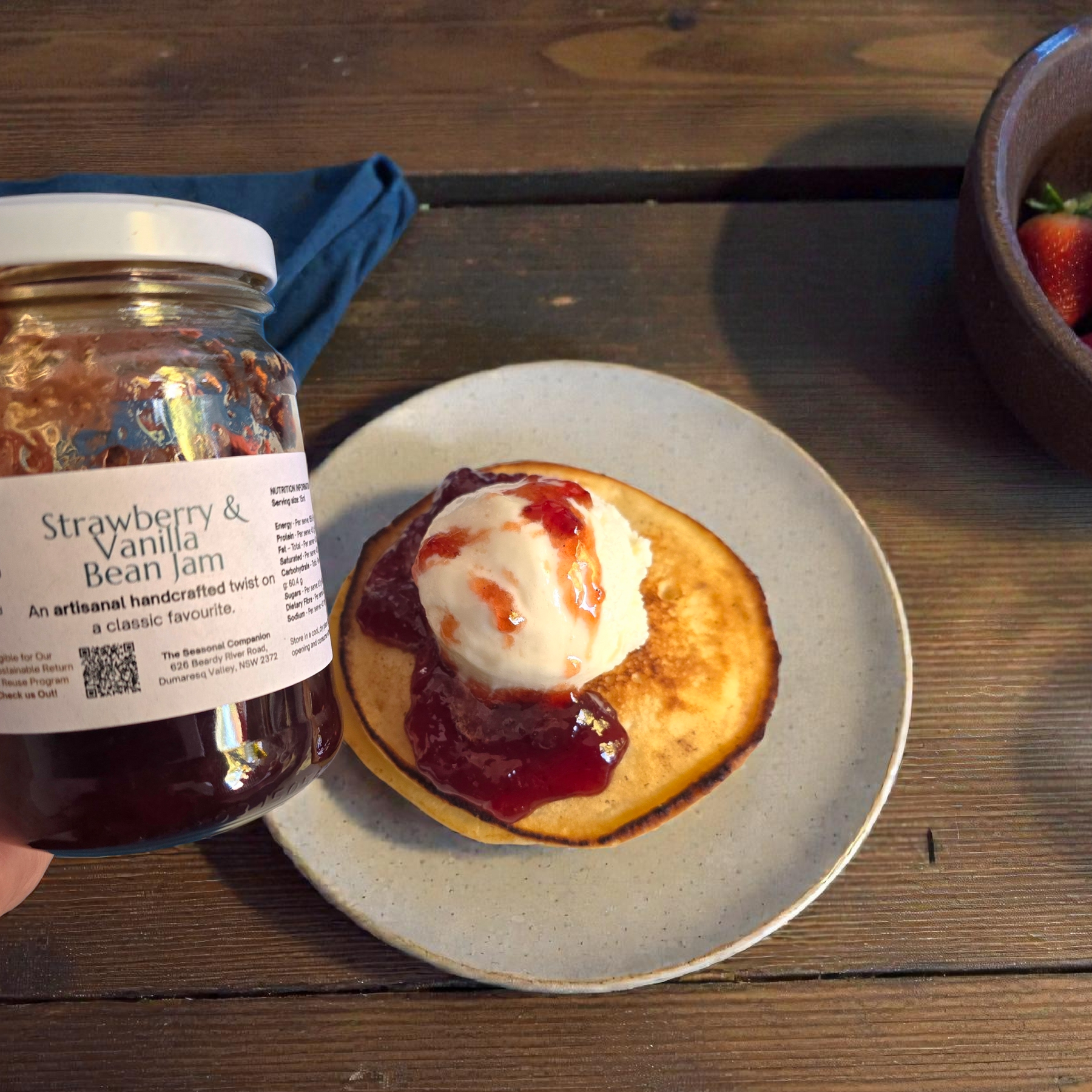 Strawberry & Vanilla Bean Jam