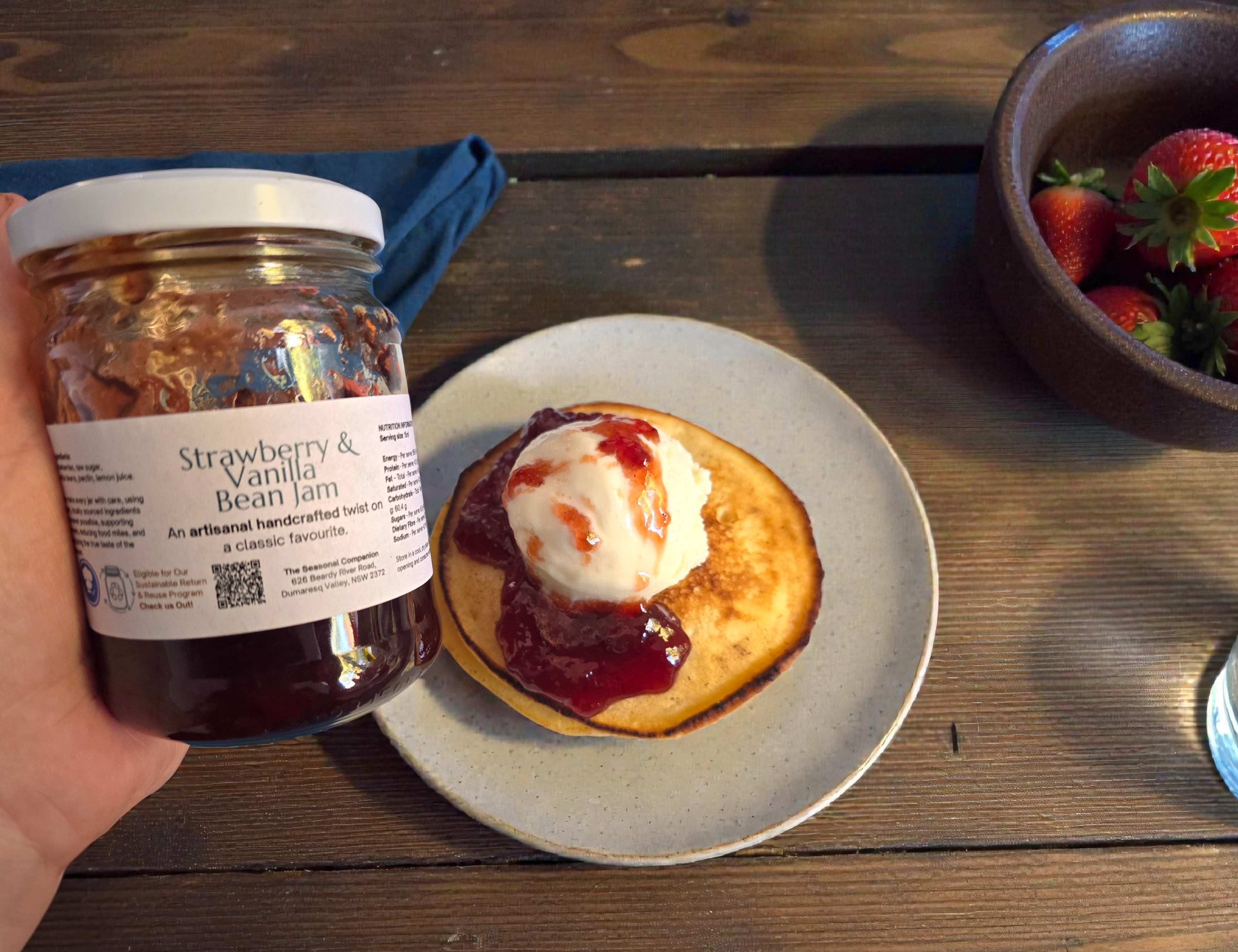 Strawberry & Vanilla Bean Jam