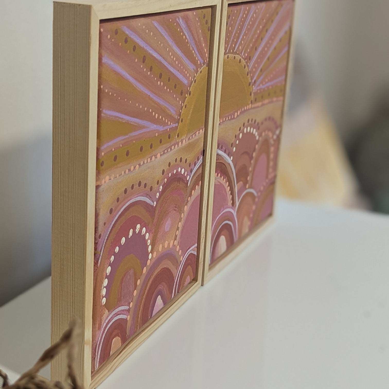 Small Framed Paintings - Original Acrylic on Canvas