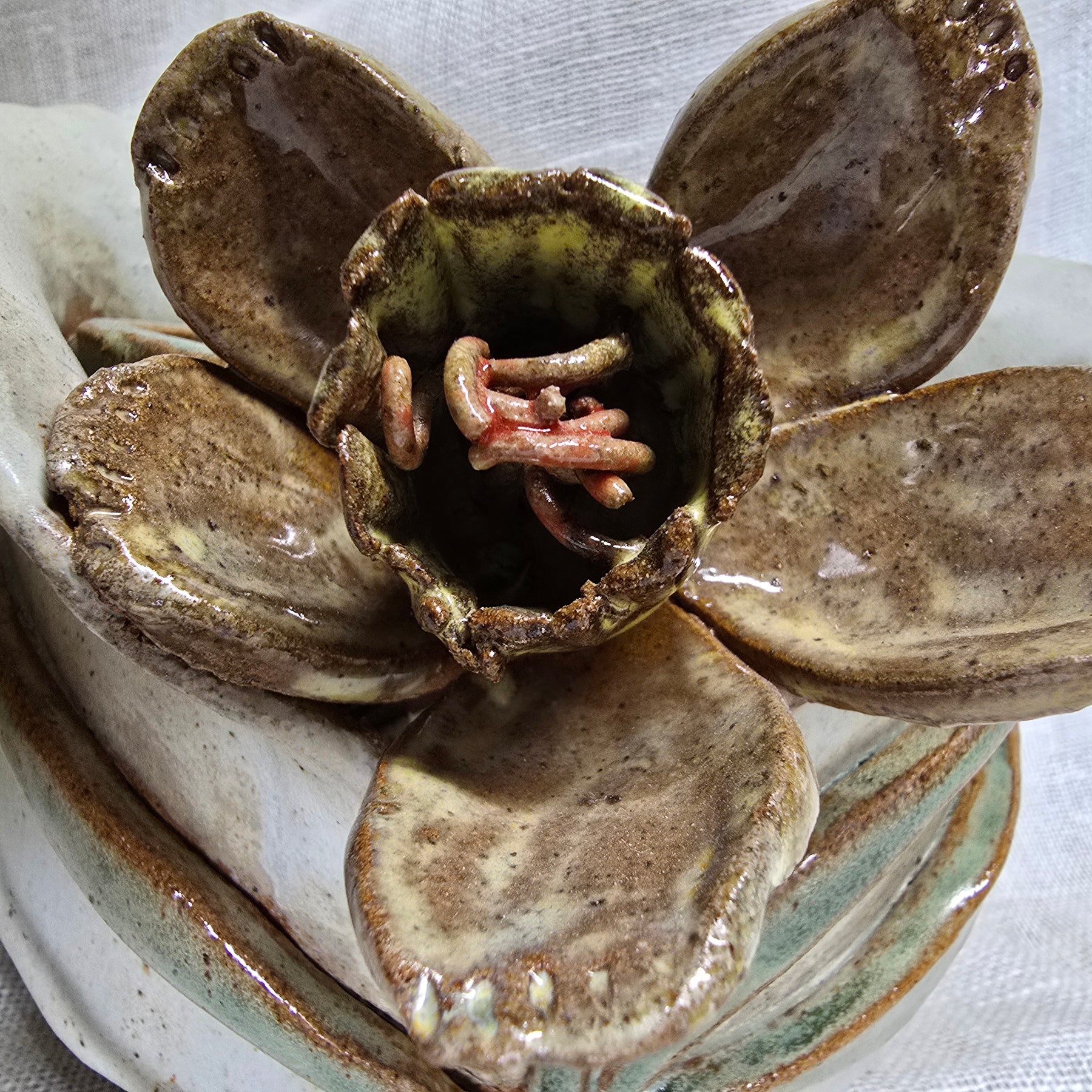 Daffodils vase or planter