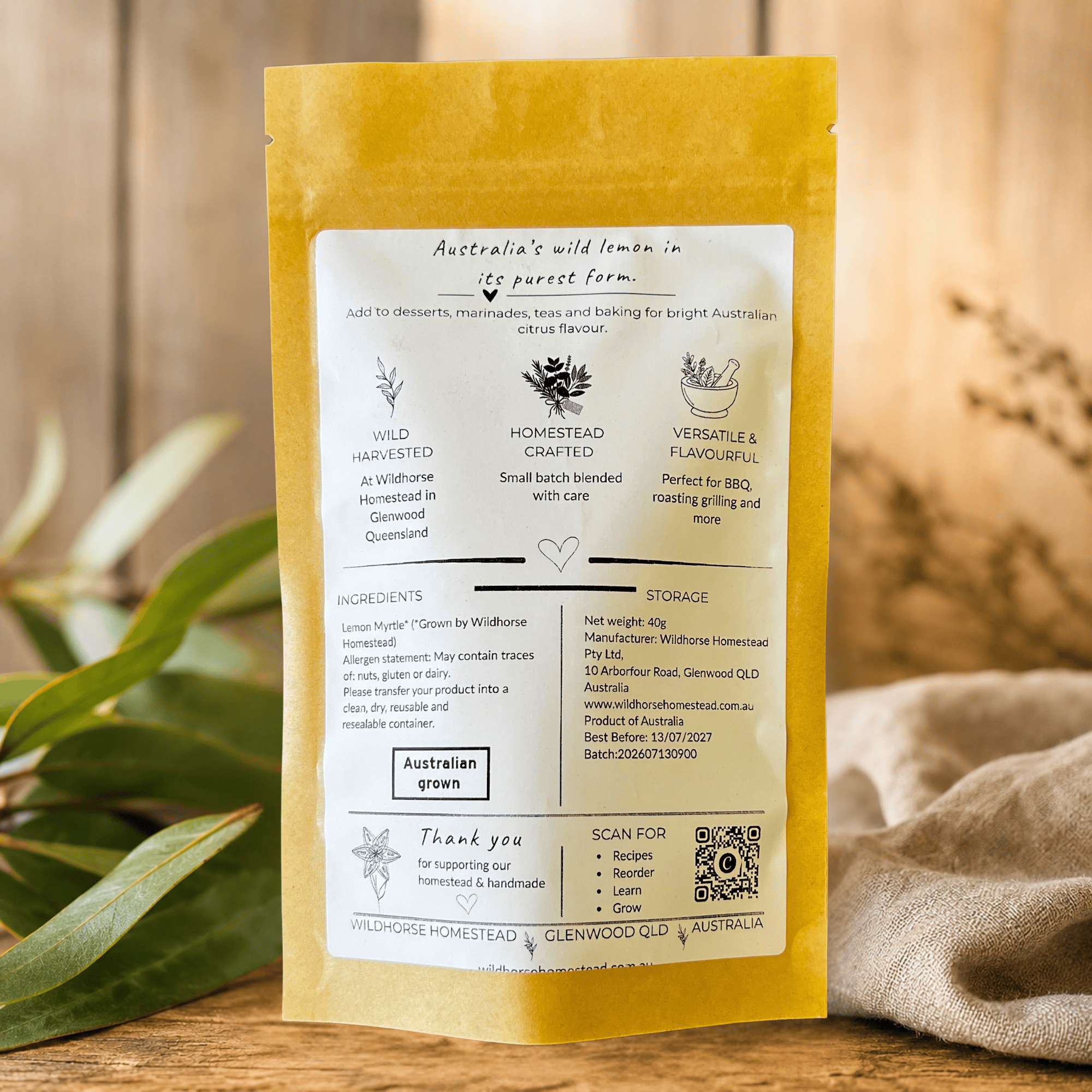 Native Lemon Myrtle Powder