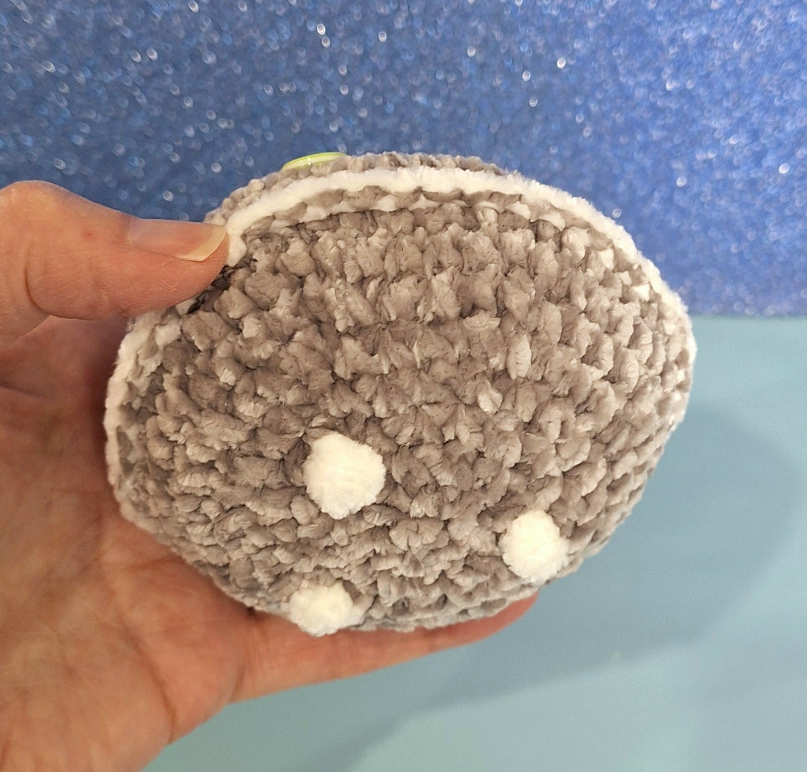 Crocheted Alien and Flying Saucer- Handmade Plush Play Set