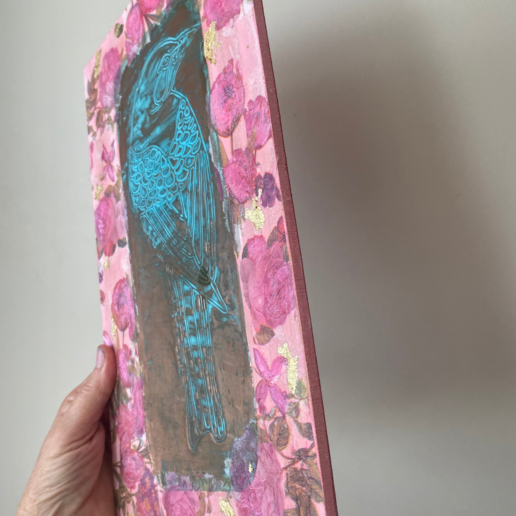 Rustic bird wall art. Secret garden copper art ❤️