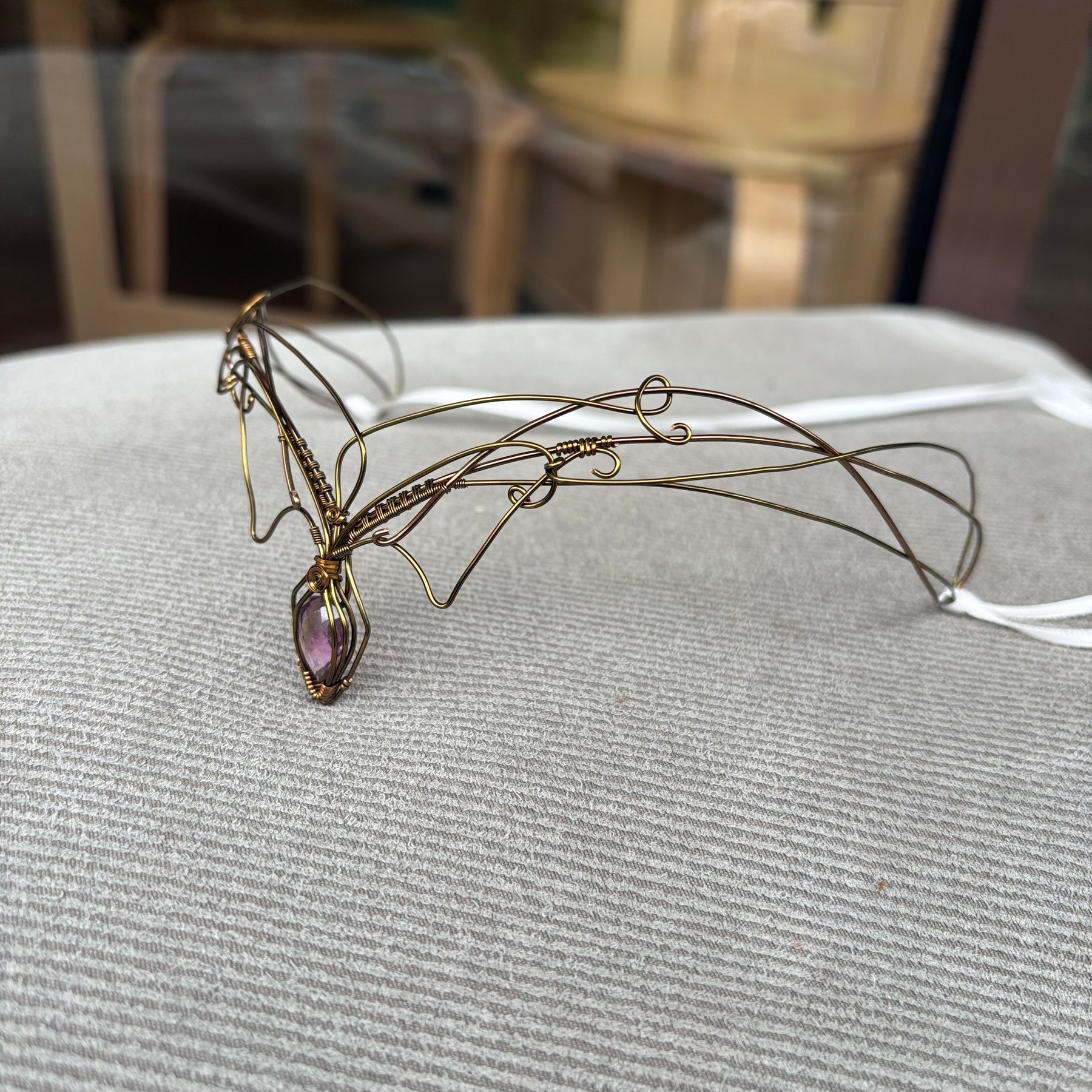 Amethyst Crystal elven fairy fantasy crown
