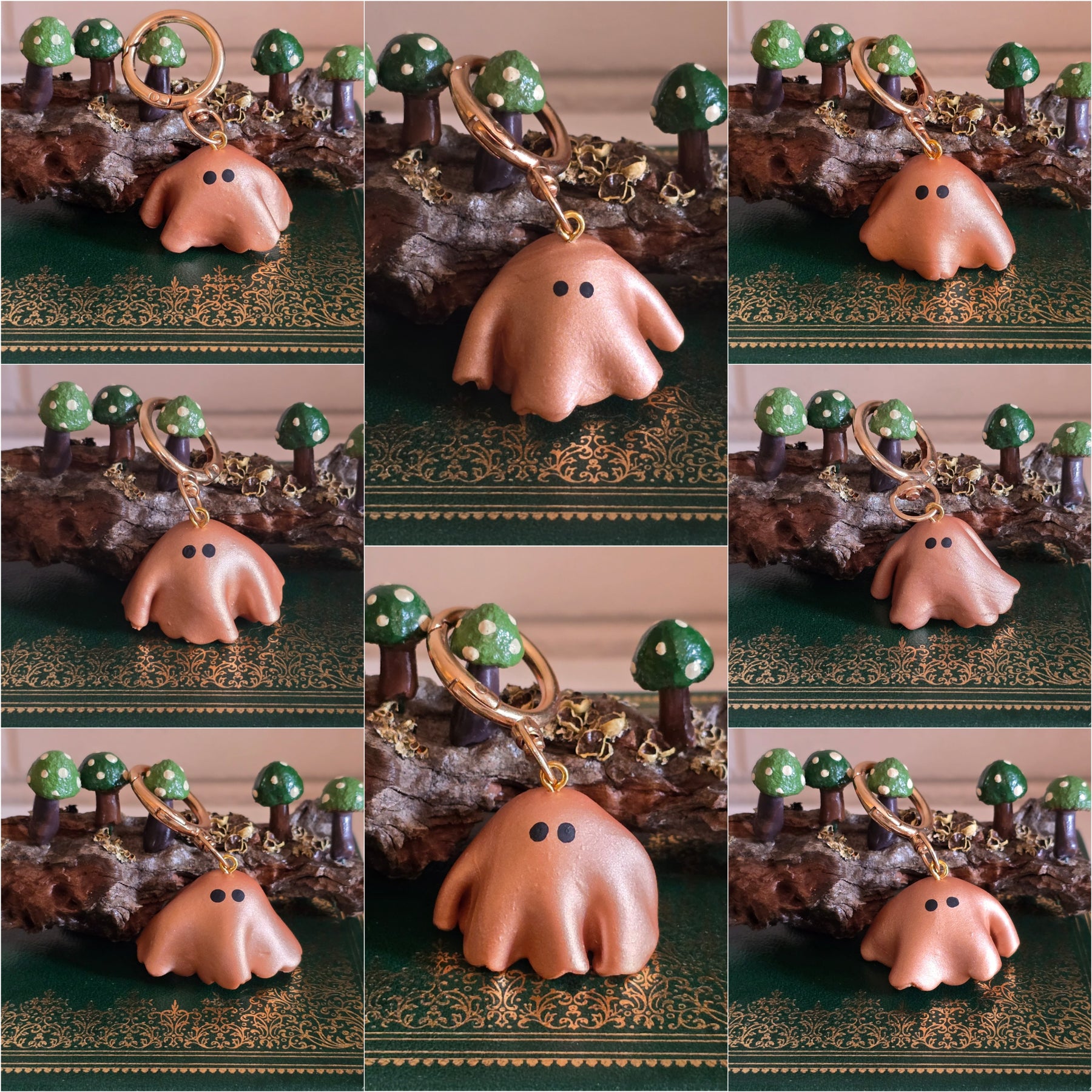 Shimmery Ghostie Bag Charm