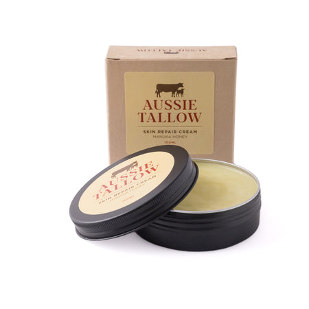Organic Tallow Skin Repair Cream 100ml | Grass-Fed Beef Tallow Moisturiser | Aussie Made