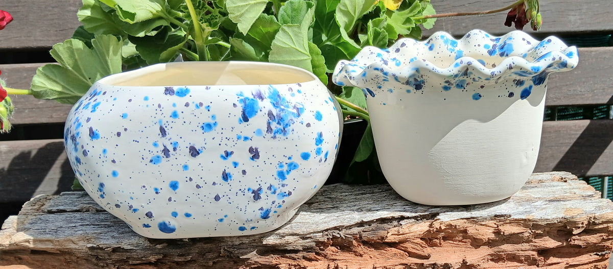 Ceramic African Violet Pot Self watering