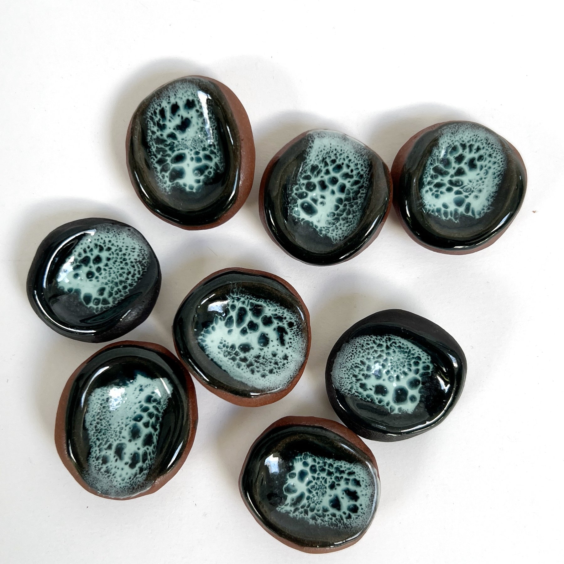 Grounding Stones / Worry Stones in variety of glazes