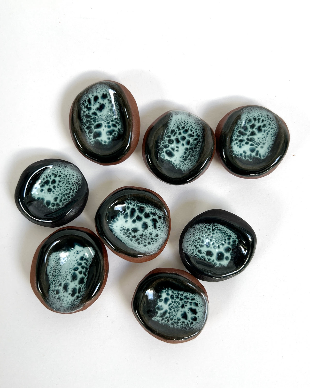 Grounding Stones / Worry Stones in variety of glazes