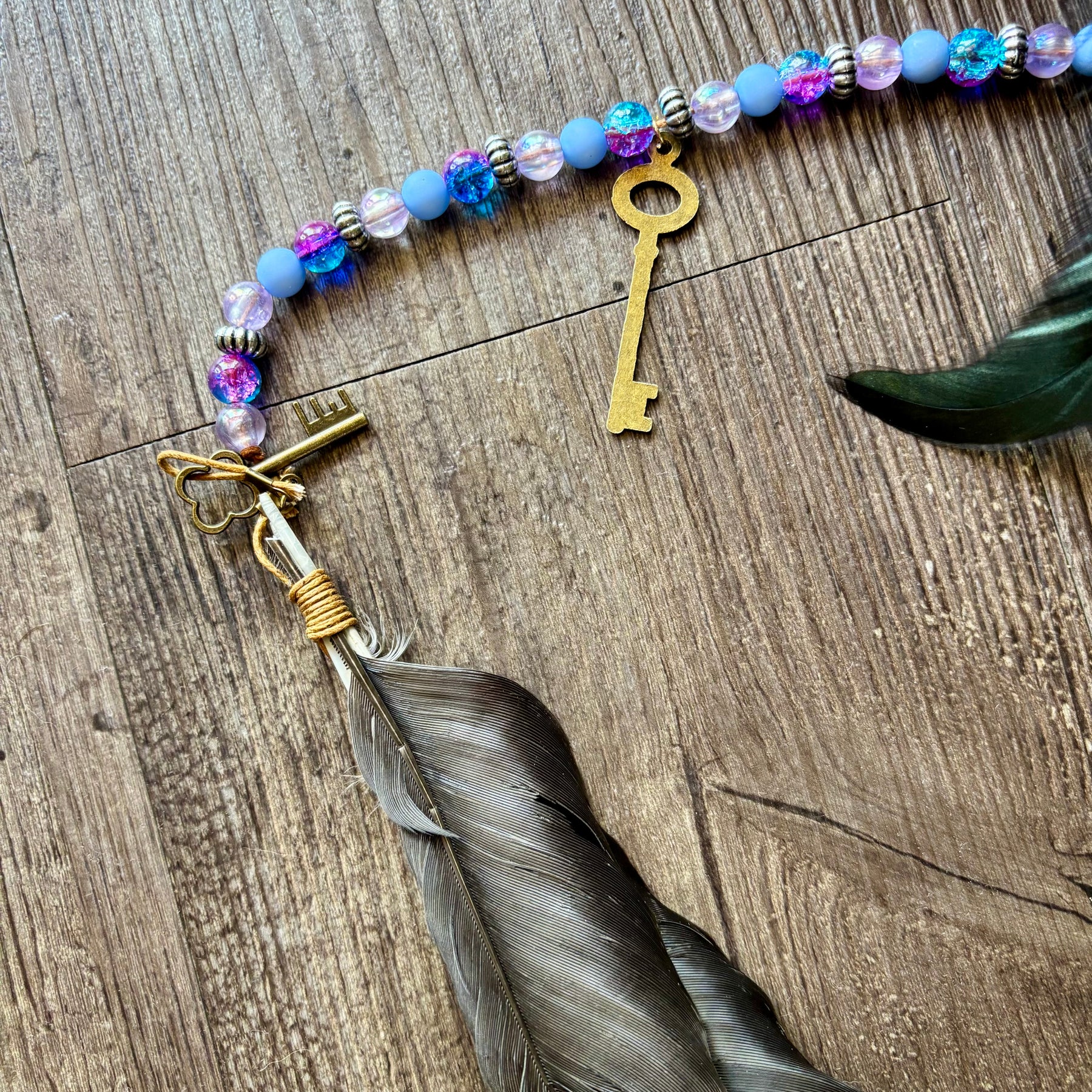 Handmade Kangaroo Hide Rattle – One of a Kind