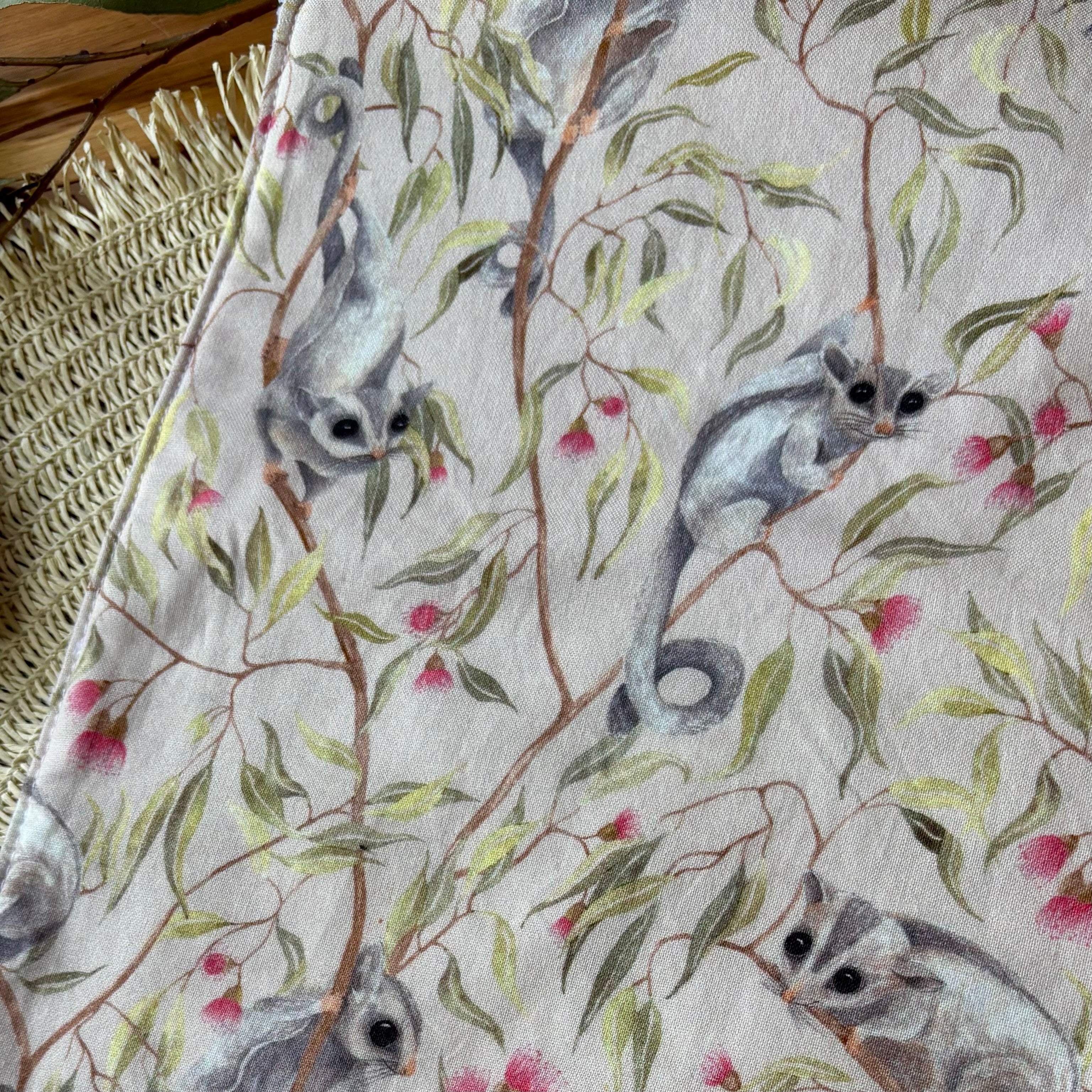 Baby Bib and Burp Cloth Set | Sugar Gliders | Made to Order