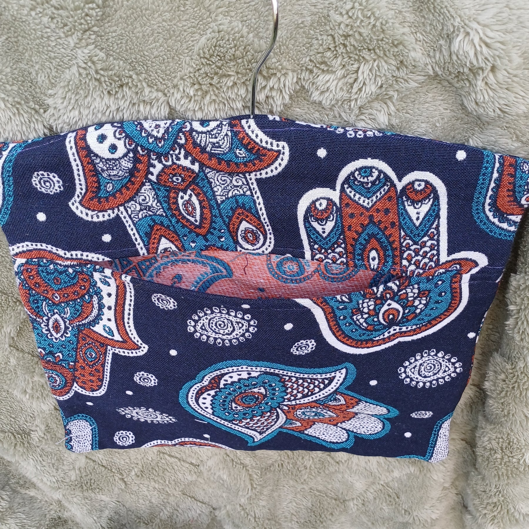 Peg Bag - Eye & Palm Design