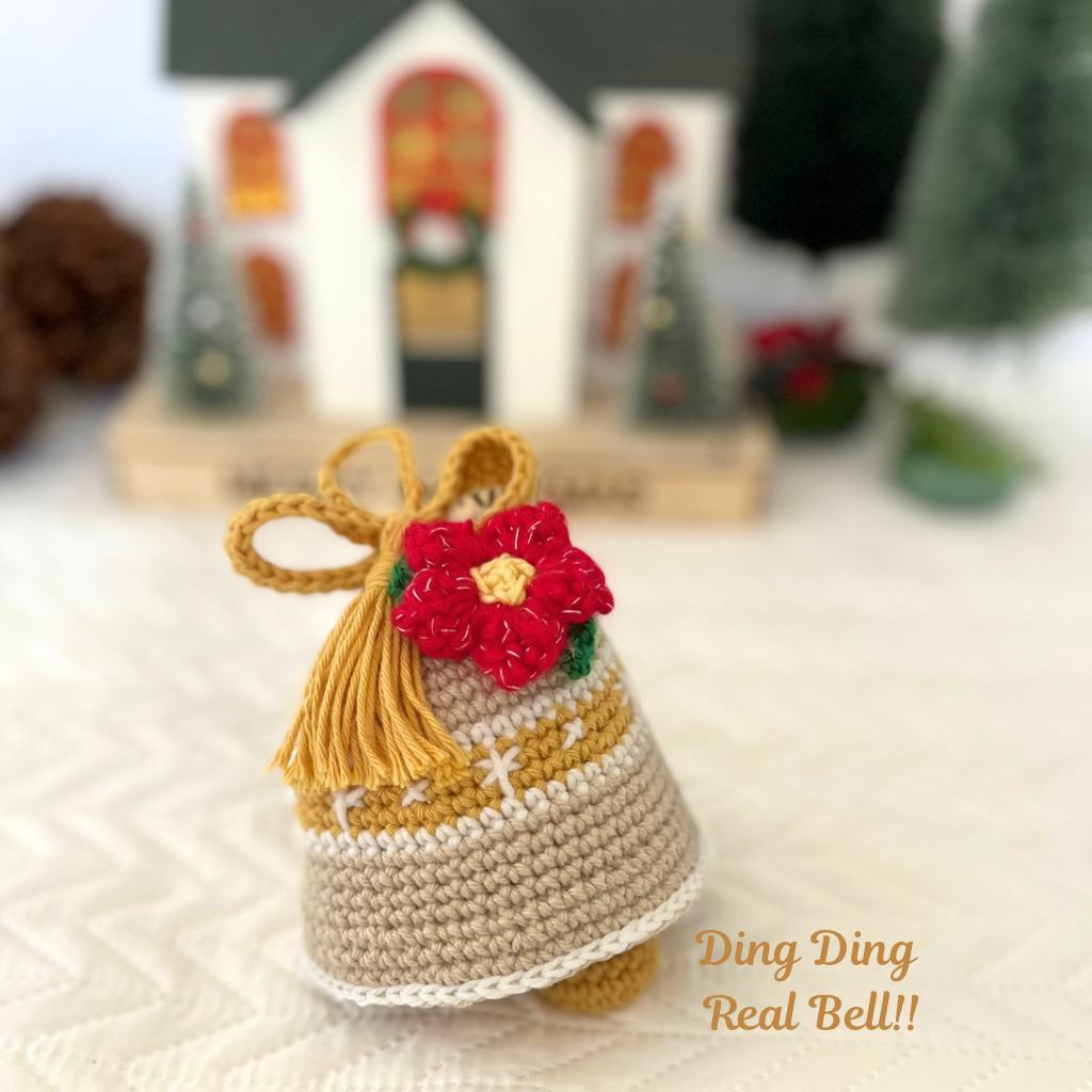 Crochet Reversible Christmas Angel Christmas Bell,Christmas Decoration