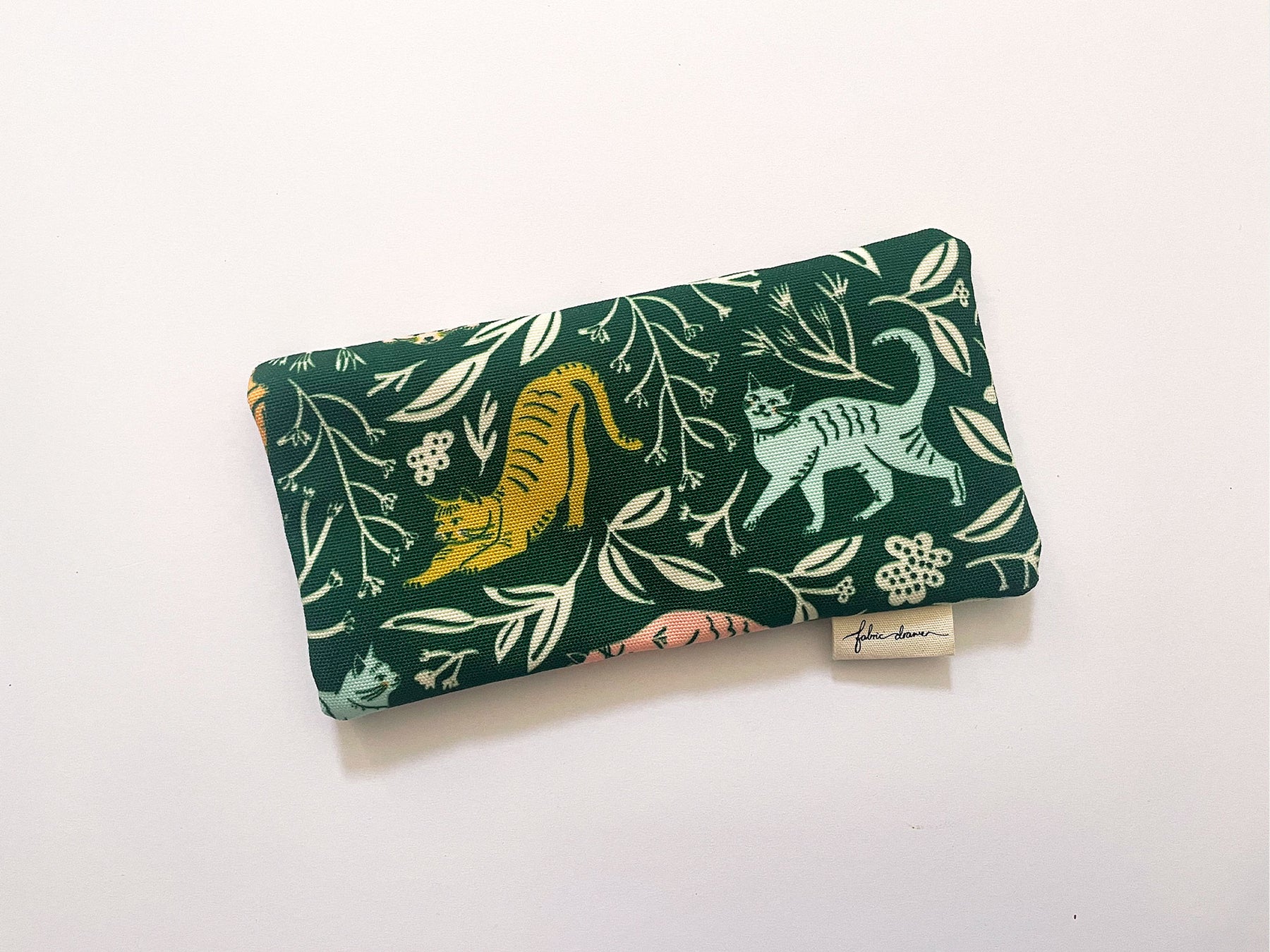 Fabric Glasses, Sunglasses Case, Handmade Pouch - Cats