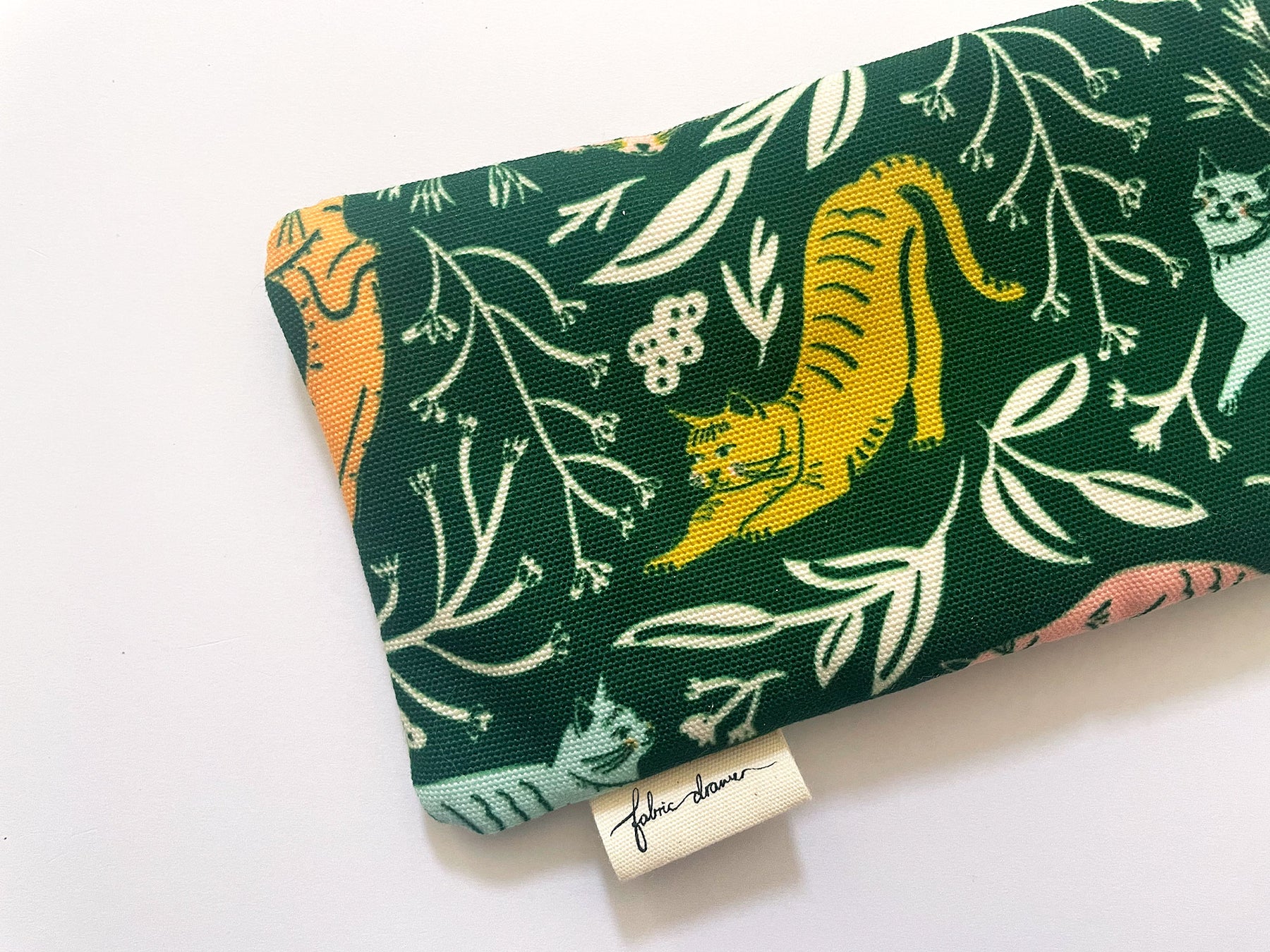 Fabric Glasses, Sunglasses Case, Handmade Pouch - Cats