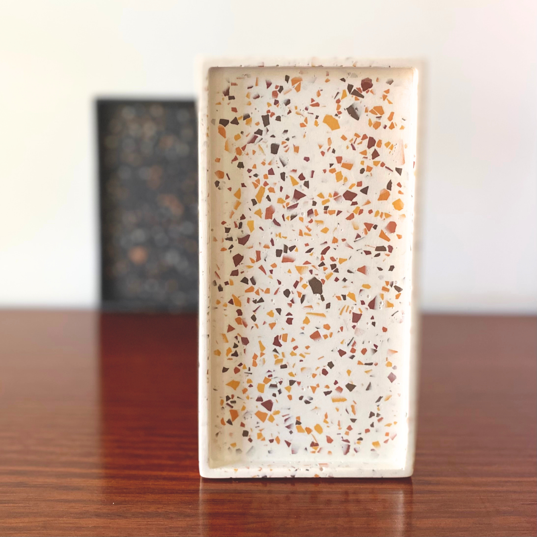 Rectangle tray | Small and Medium | Terrazzo decor collection