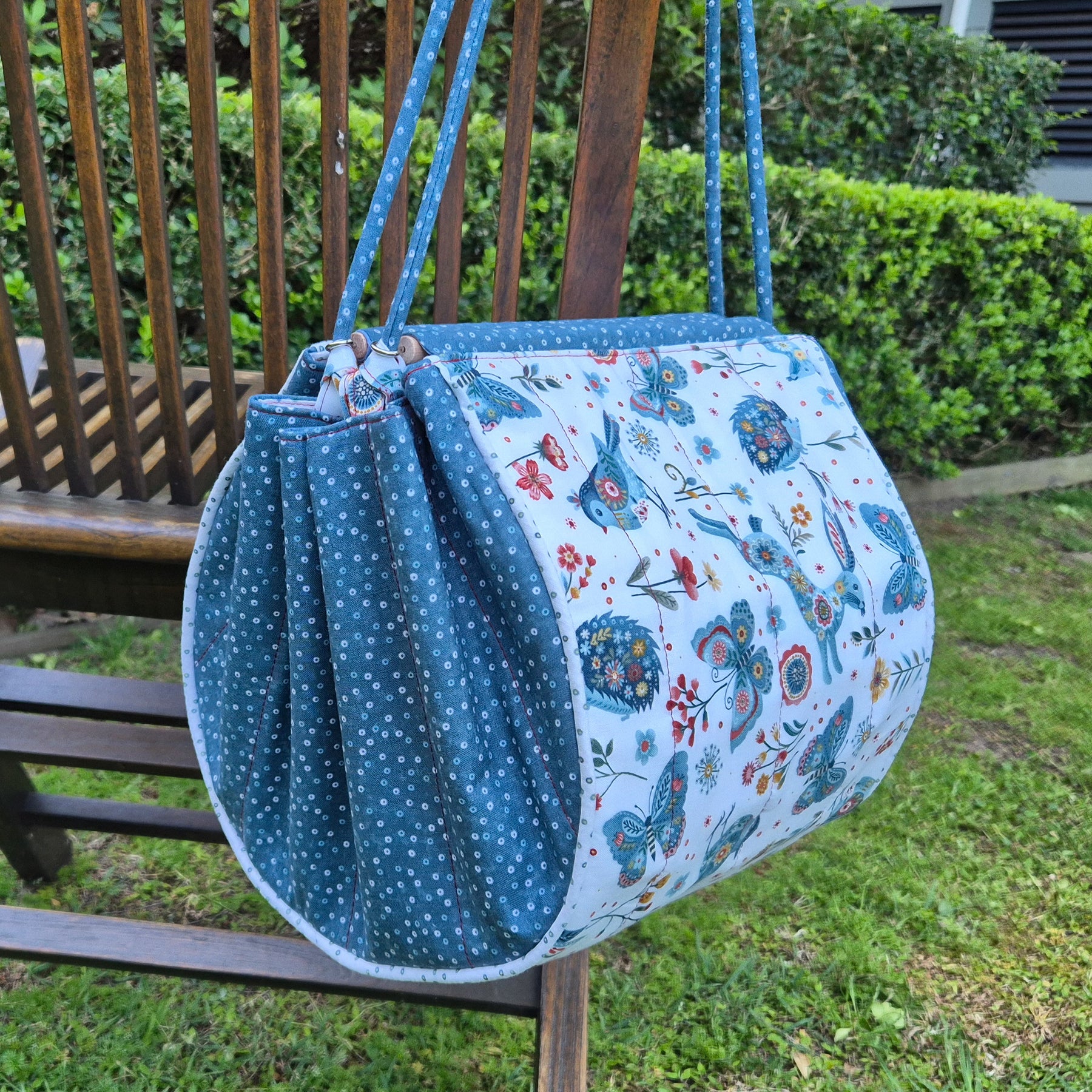 Large Knitting Project Bag – Convertible Shoulder Bag