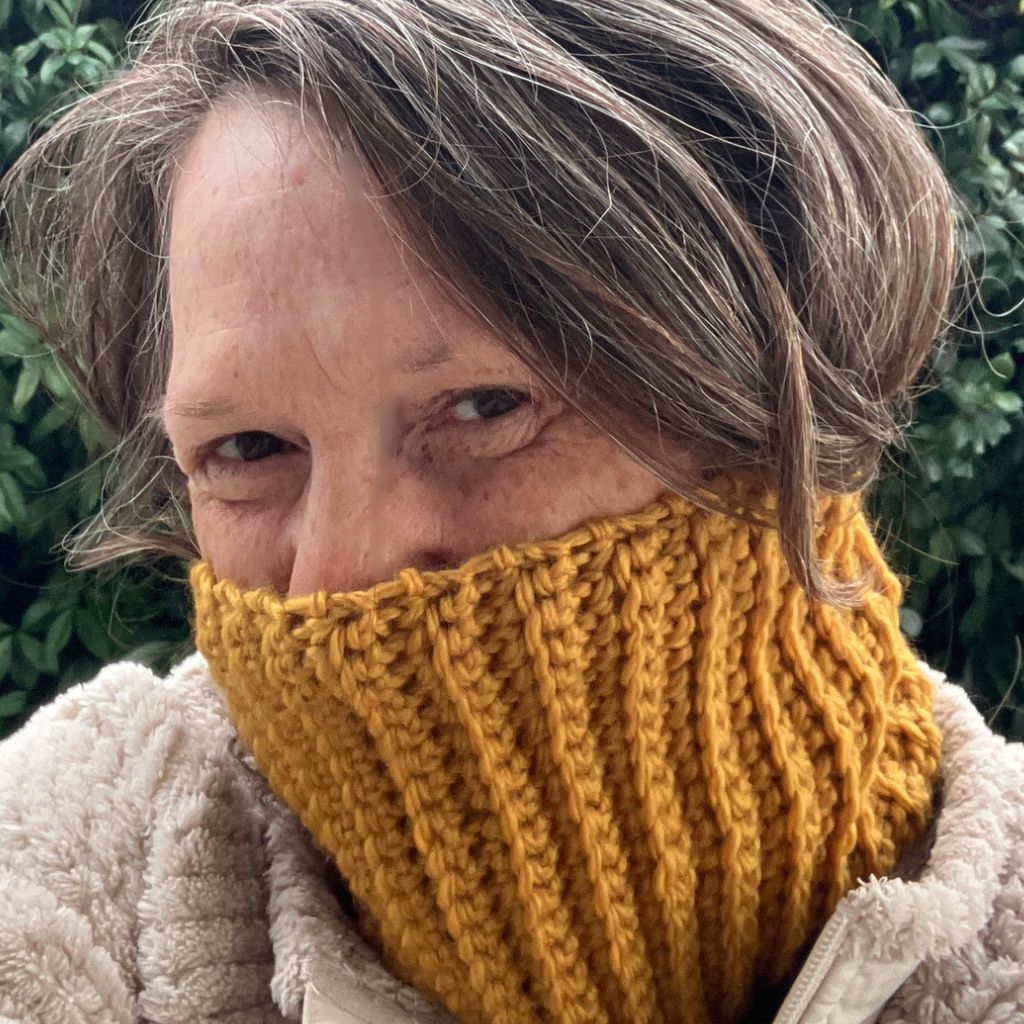 Head Warmer | Neck Buff | Cowl - Warm Aussie Merino Wool - turmeric