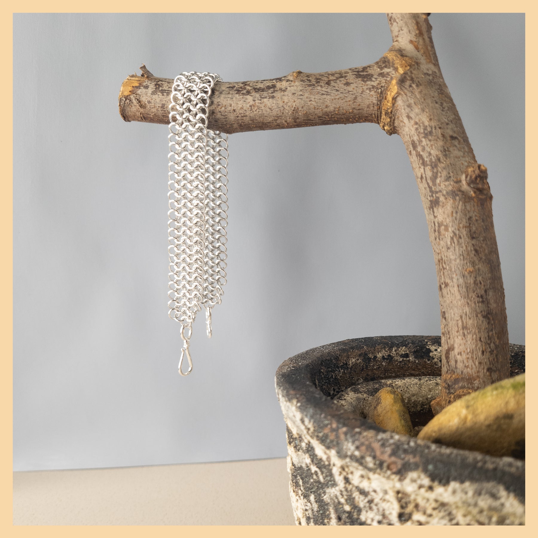 Chainmaille European 4 in 1 Weave Bracelet