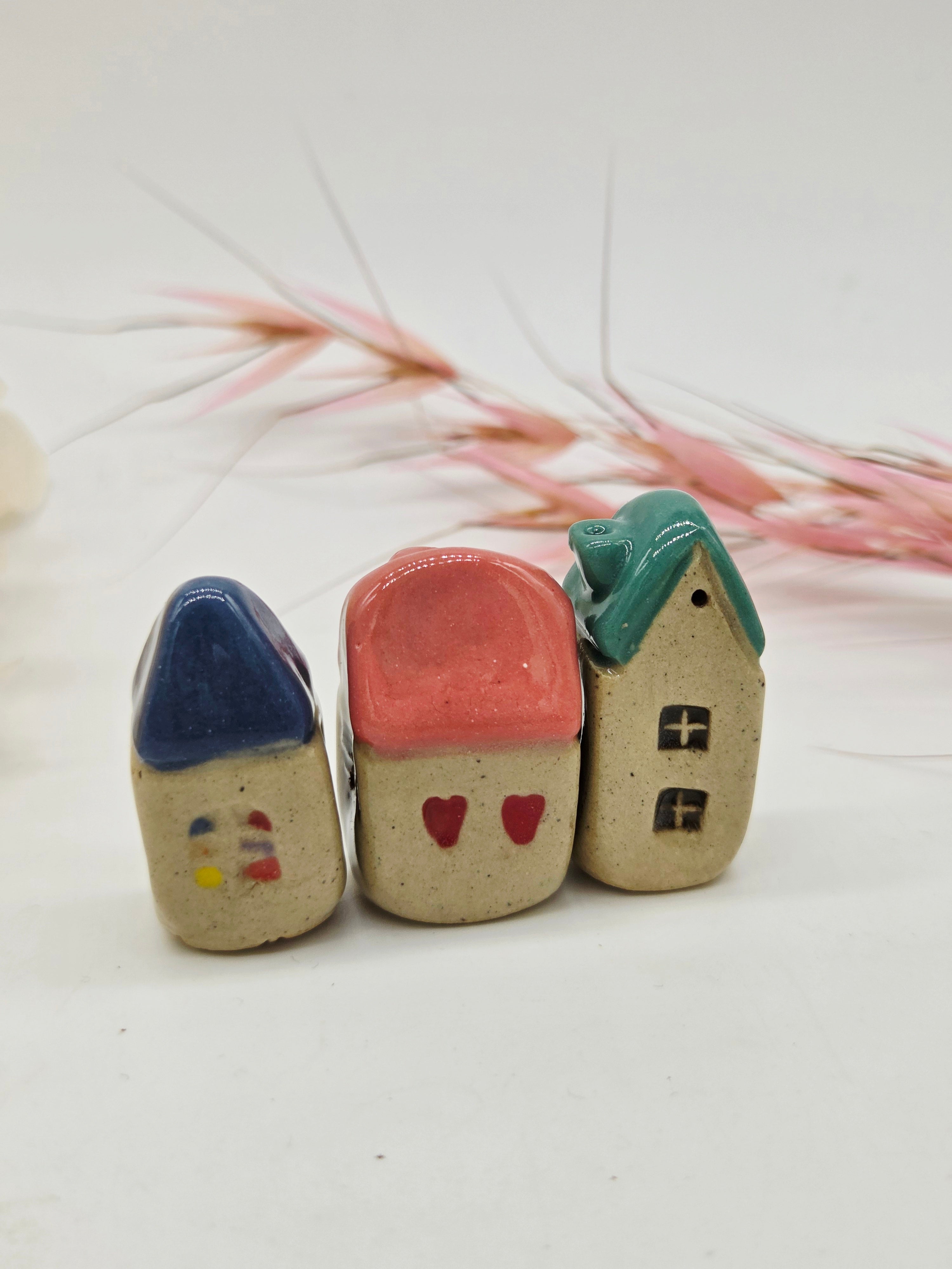 Tiny Ceramic Village -  Misty Lane