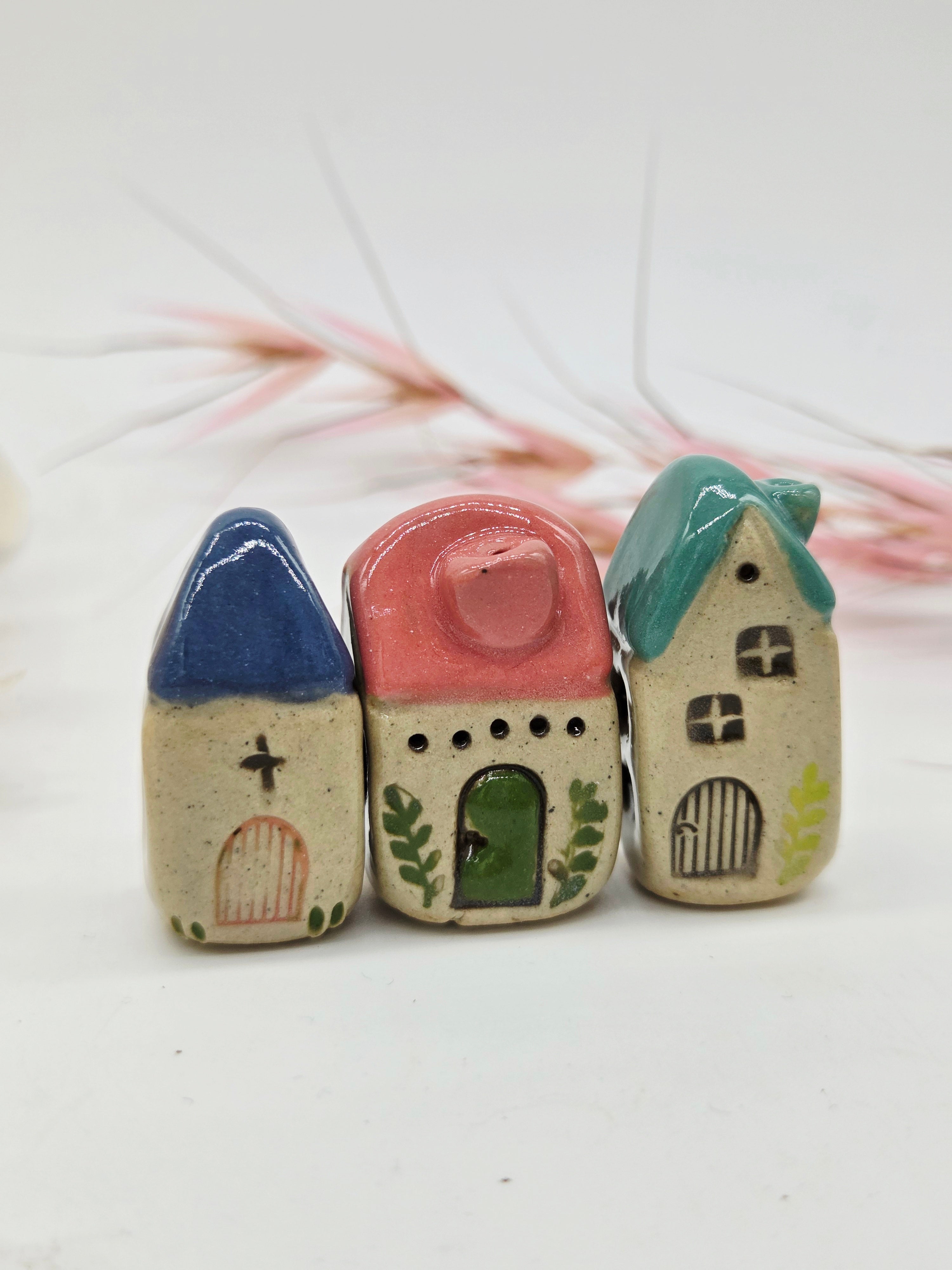 Tiny Ceramic Village -  Misty Lane