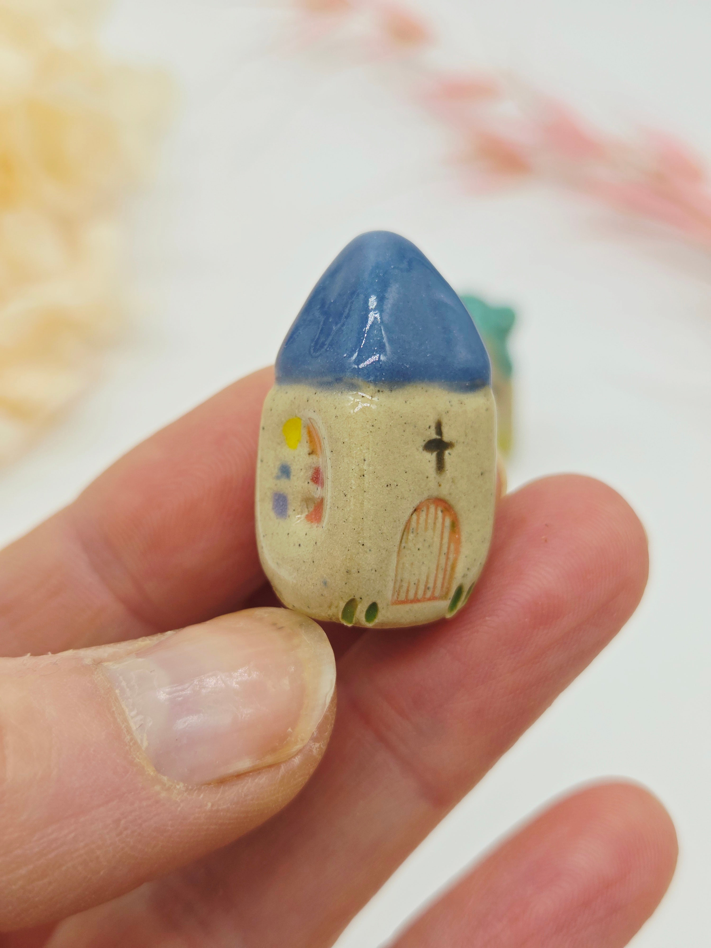 Tiny Ceramic Village -  Misty Lane