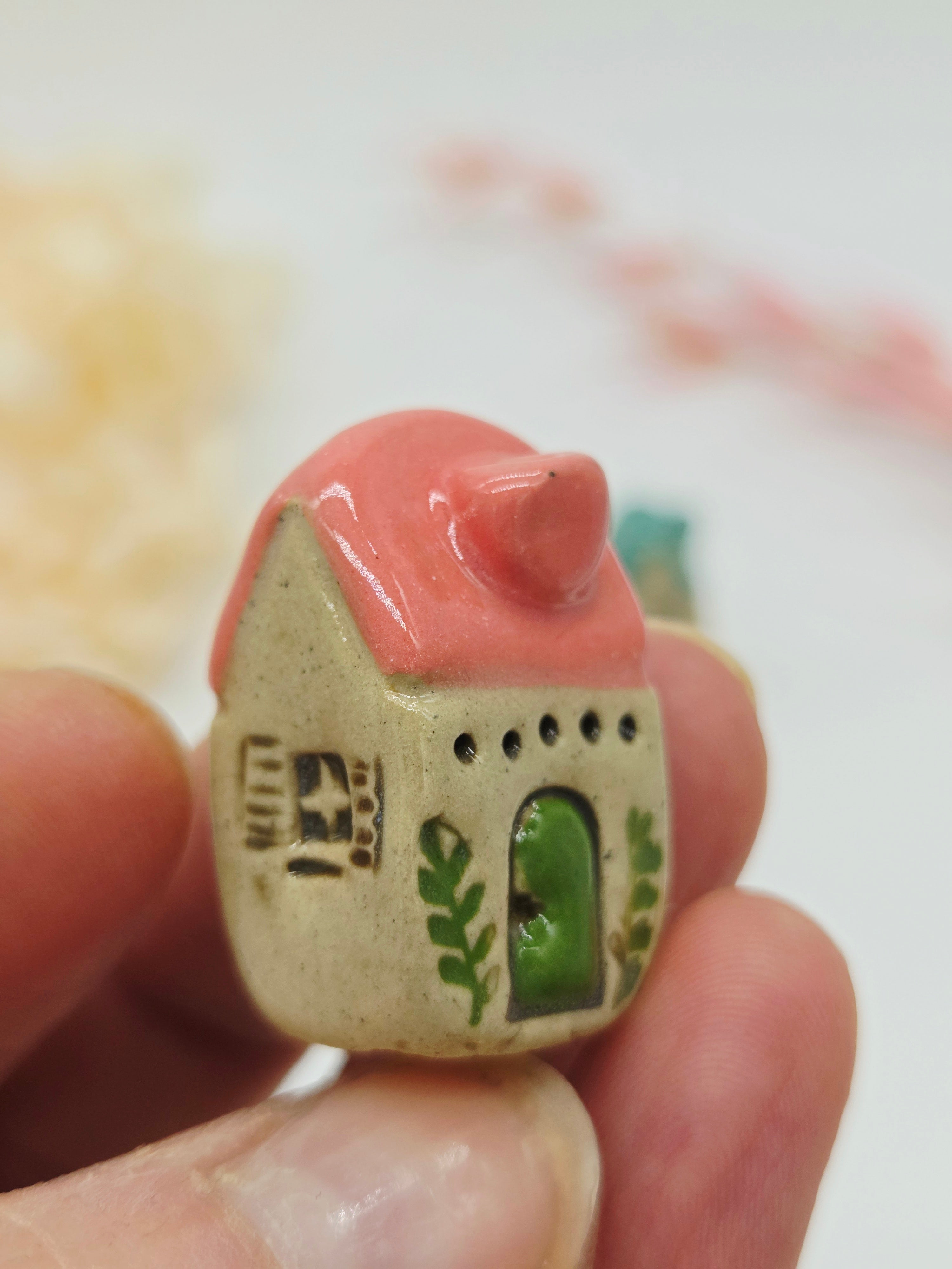 Tiny Ceramic Village -  Misty Lane