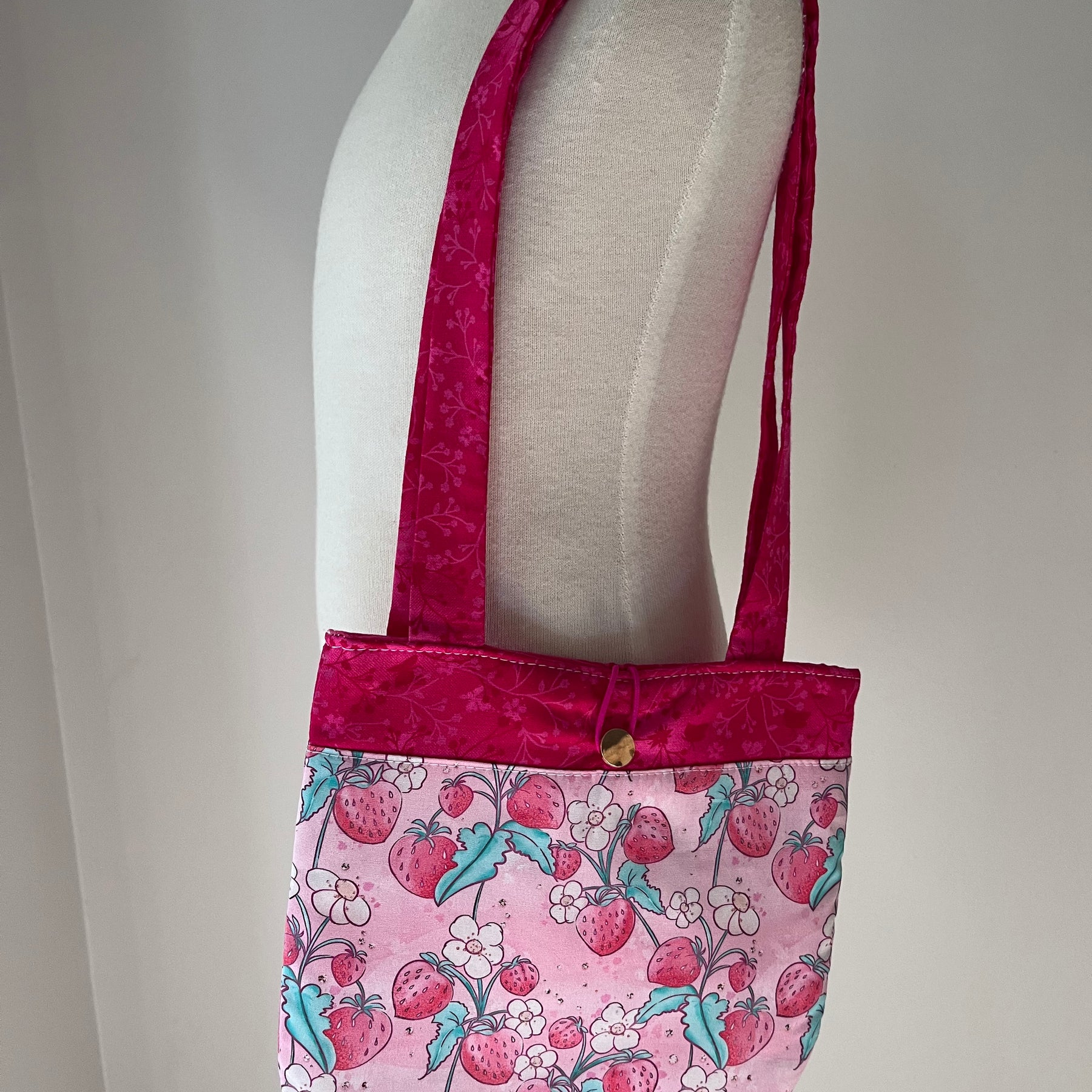 Strawberries handbag and purse