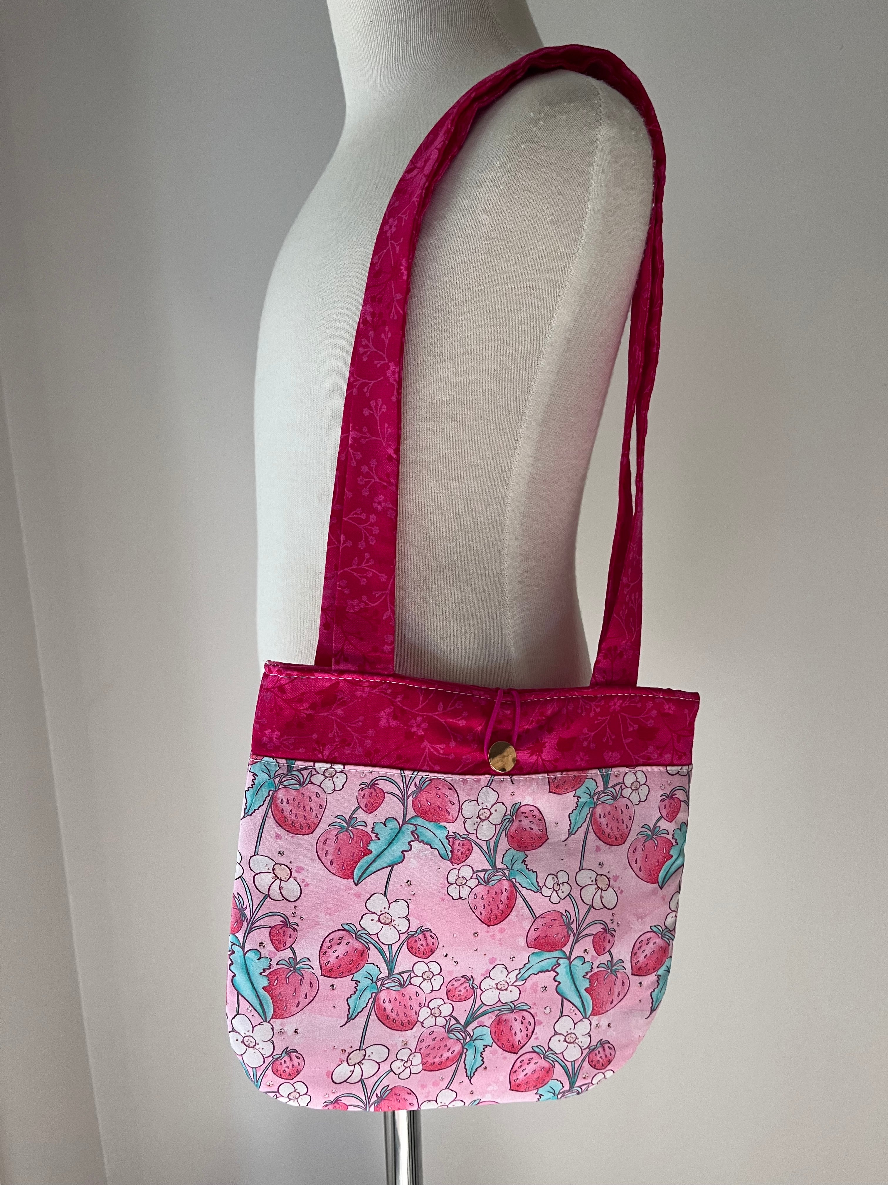 Strawberries handbag and purse