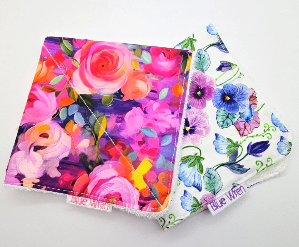 Two Heart Design Wash Cloths Gift Set and more